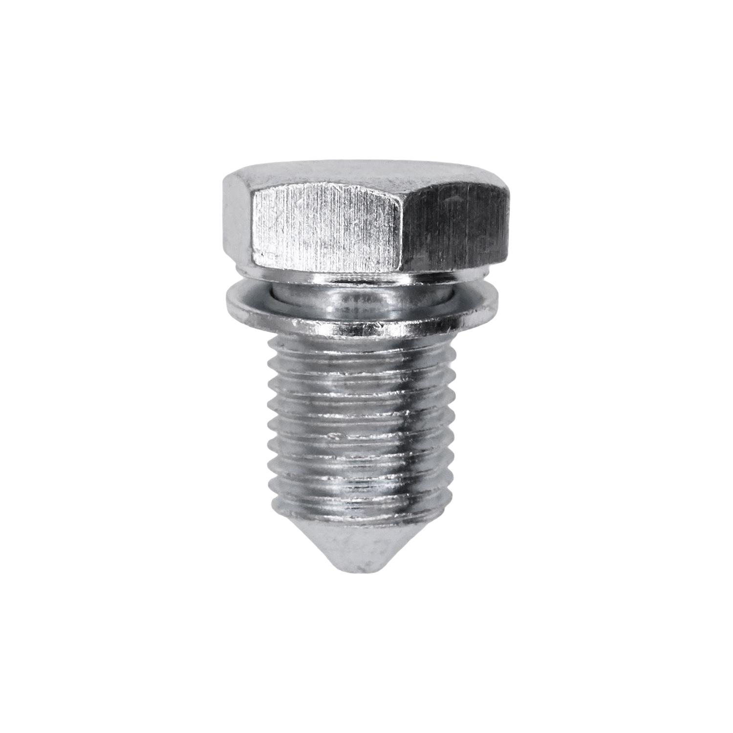 2 pcs/pk- M14-1.5 Oil Drain Plug with Sems Washer, Length 20mm, Material Steel, Finish Zinc