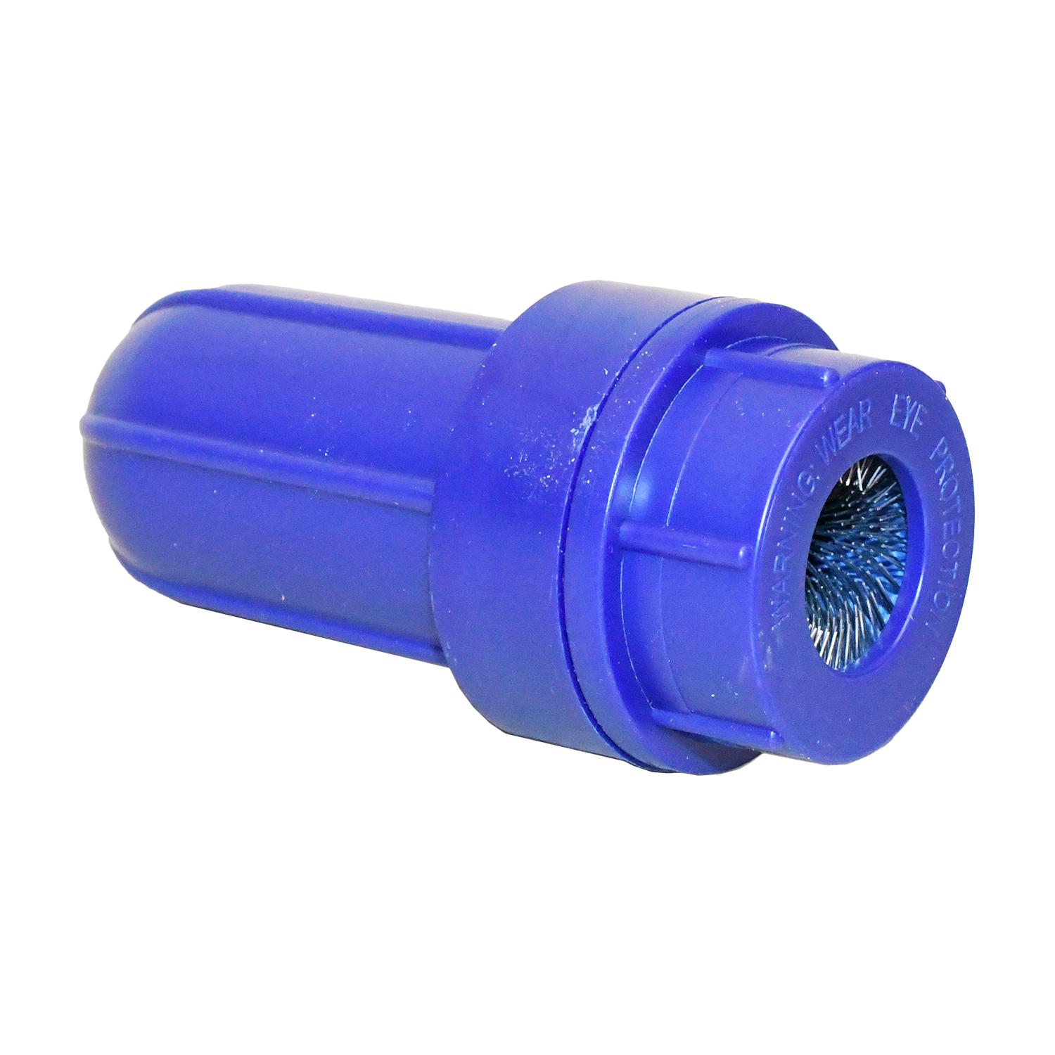 1 pcs/pk- Battery Brush- Blue Plastic, Type Top Post Brush
