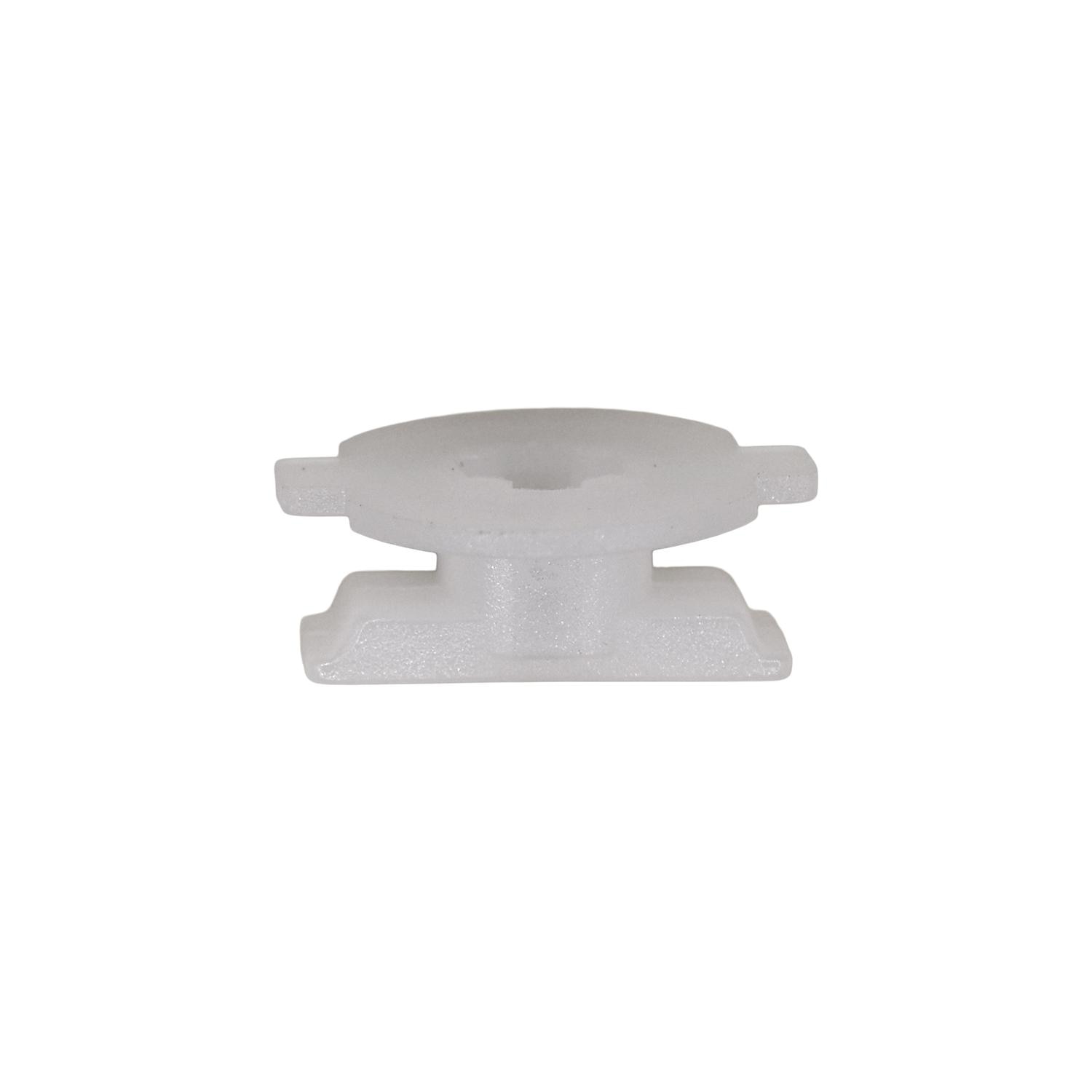 15 pcs/pk- Moulding Clip Natural Nylon, Overall Height 6mm