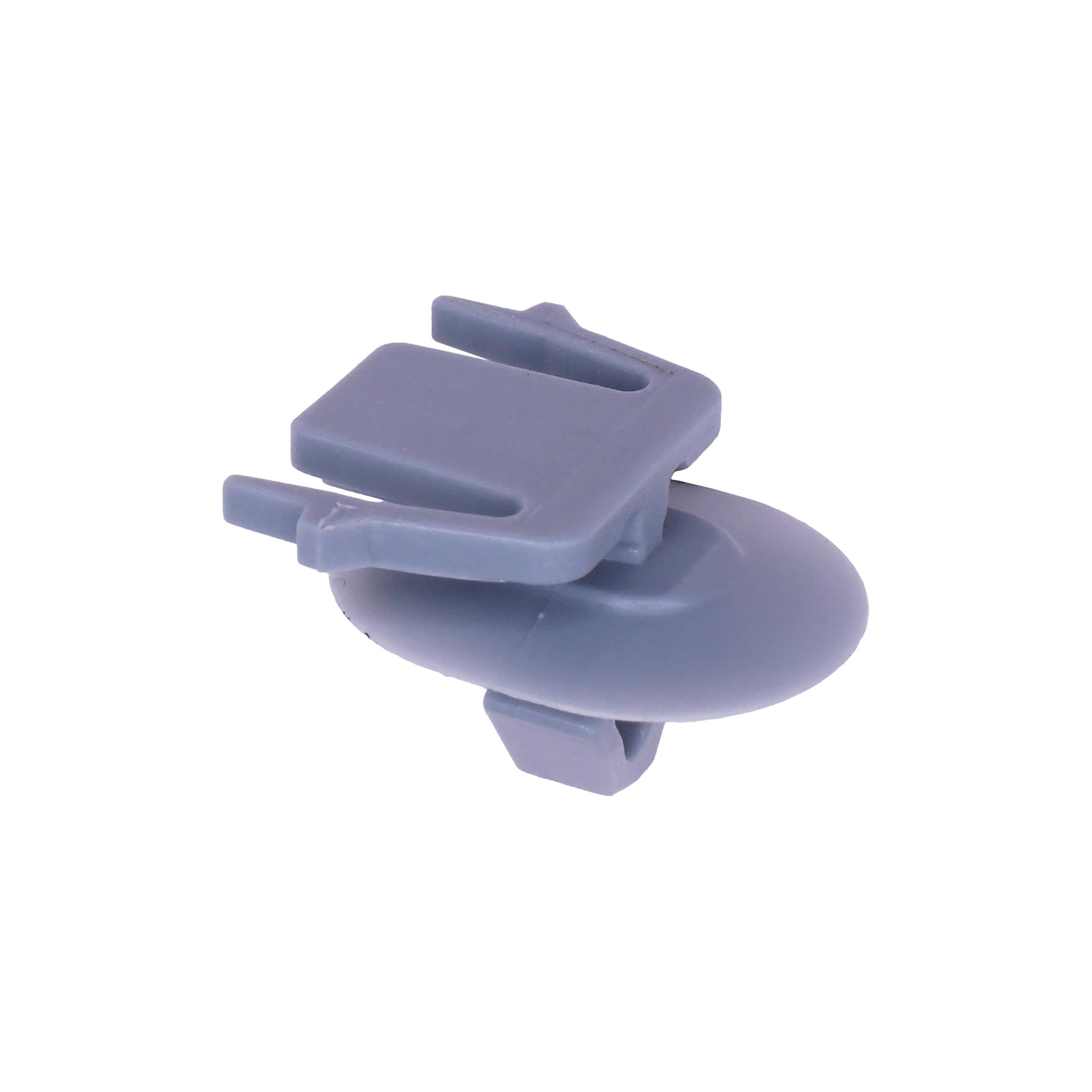 15 pcs/pk- Moulding Clip-Light Blue Nylon, Height 15mm, Rivet Length 9mm