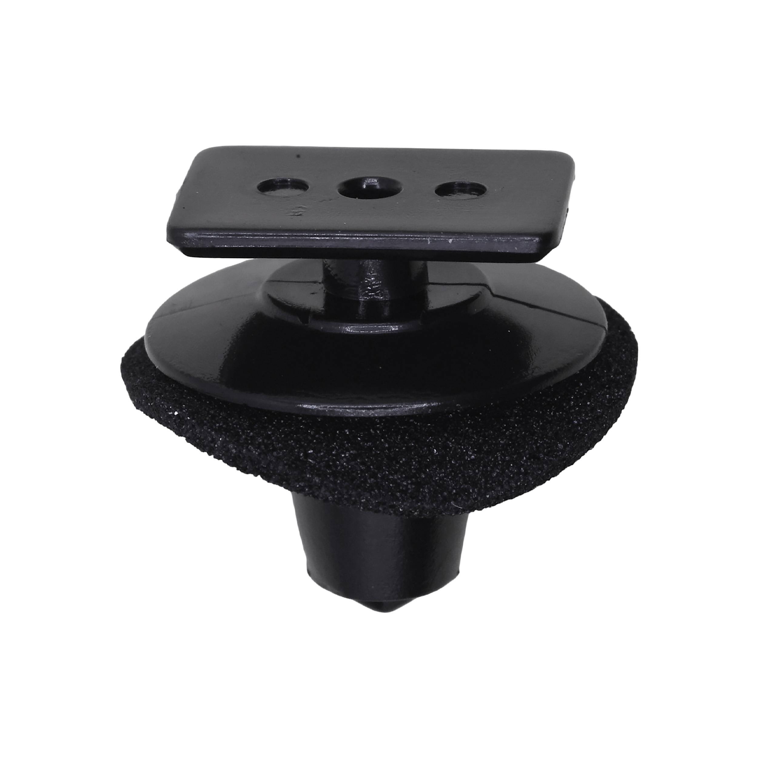 15 pcs/pk- 8mm Moulding Clip, Rivet Length 12mm, Material Nylon, Color Black