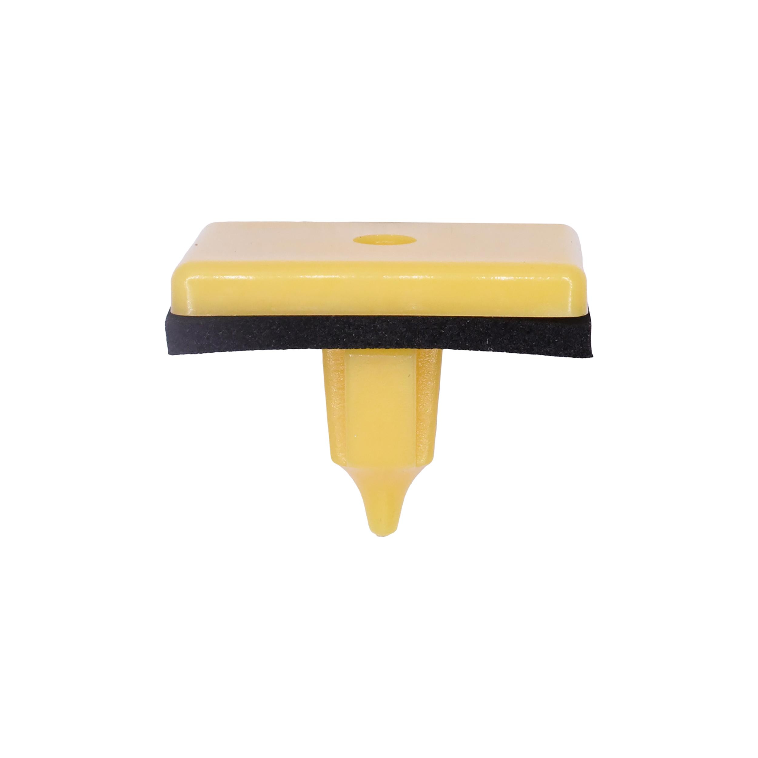 15 pcs/pk- M4.2 Moulding Grommet, Rivet Length 16mm, Material Nylon, Color Yellow