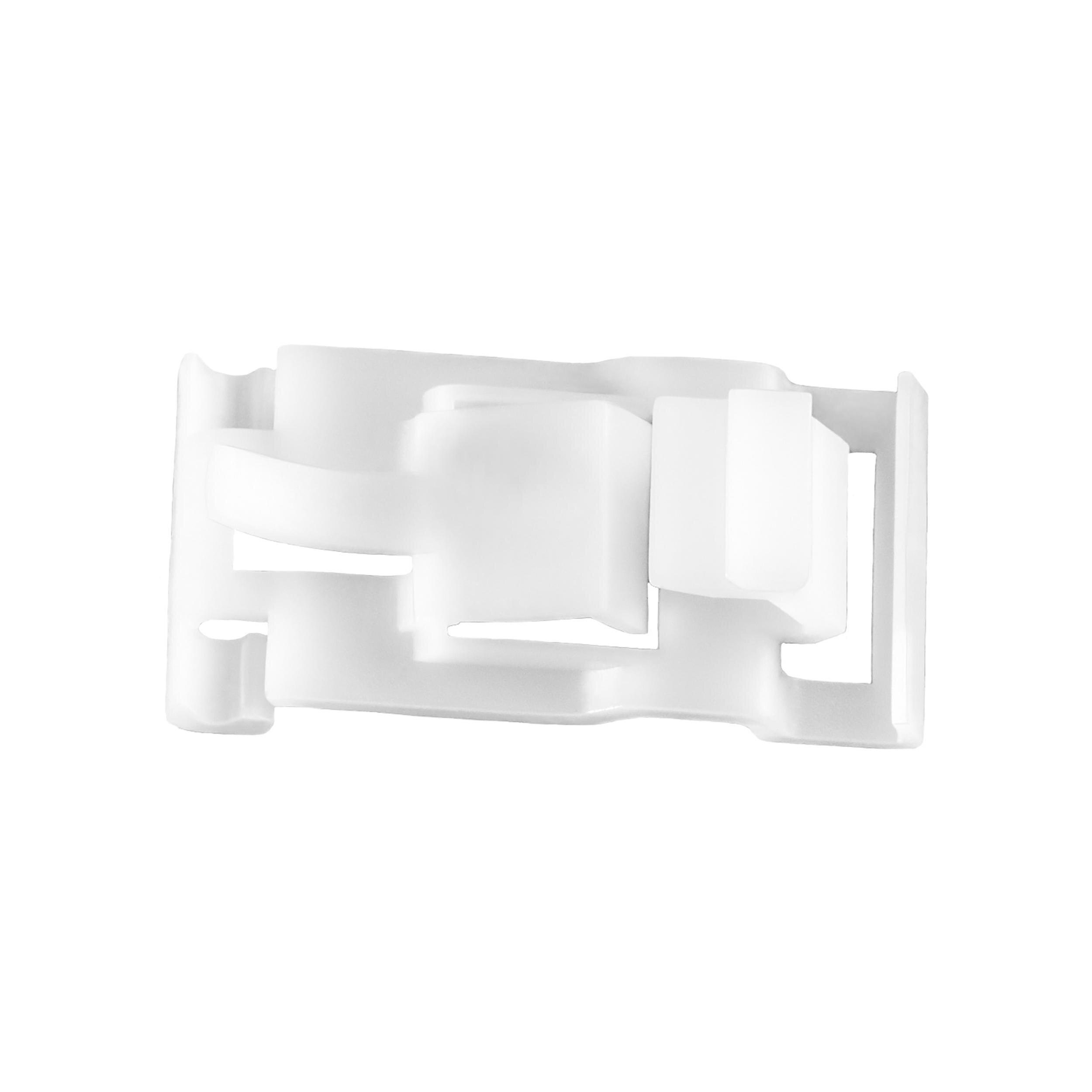 10 pcs/pk- 37mm Moulding Clip, Width 18MM, Material Nylon, Color White