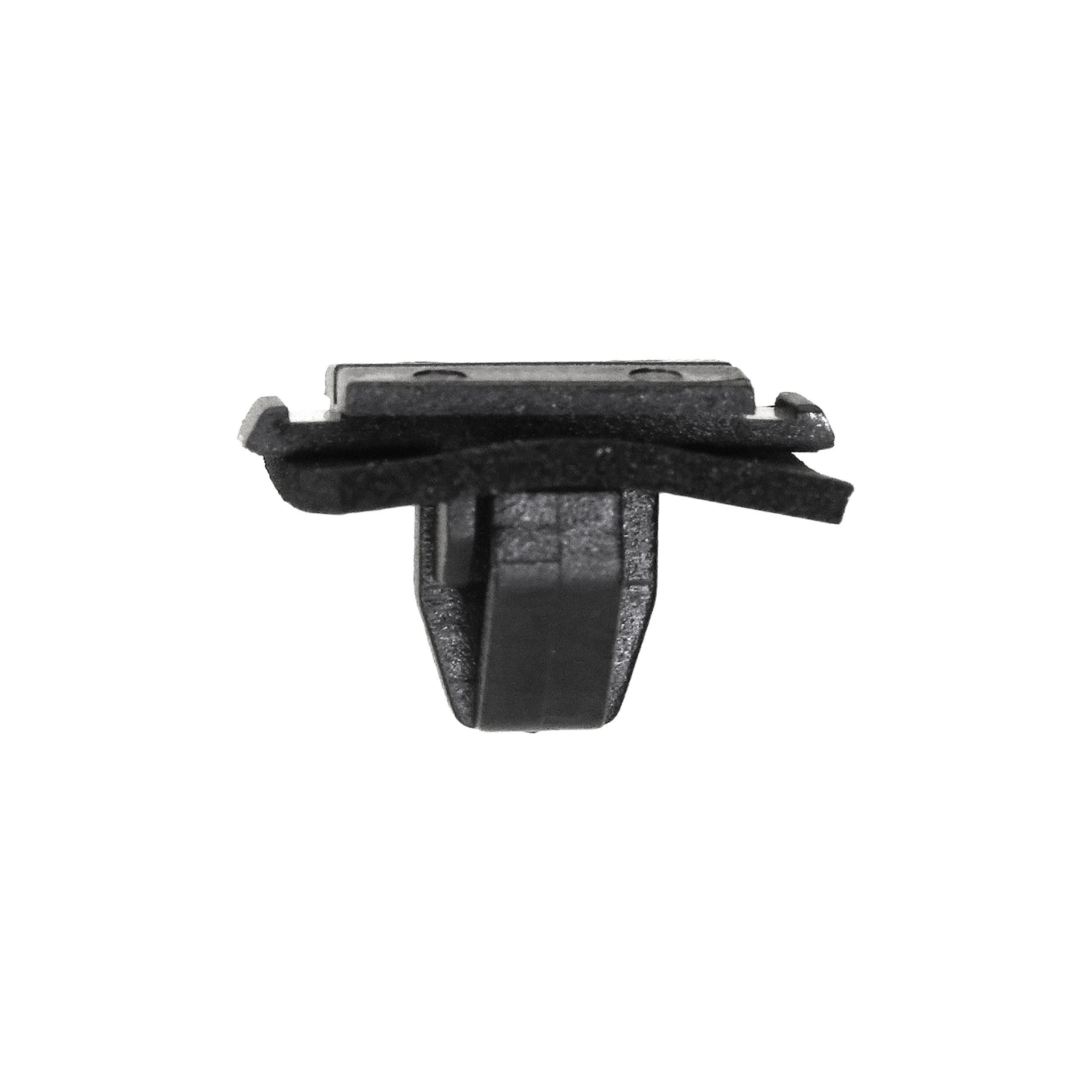 15 pcs/pk- Moulding Clip, Rivet Length 10mm, Material Nylon, Color Black