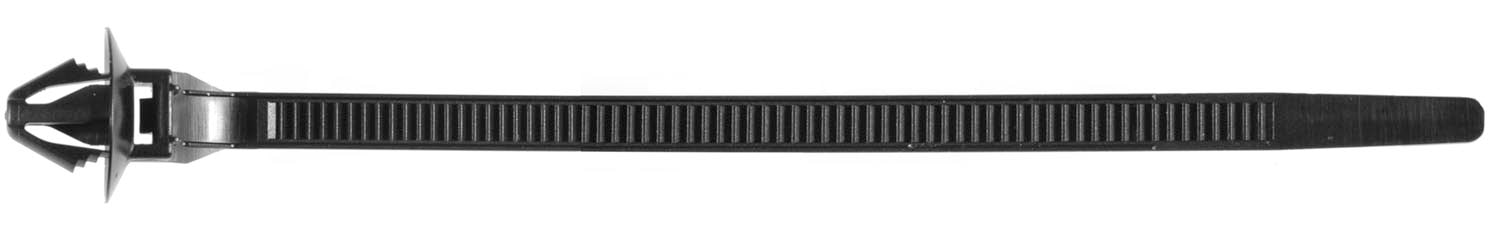25 pcs/pk- 7mm Cable Tie, Length 160mm, Width 5mm, Material Nylon, Color Black, Type Cable Strap