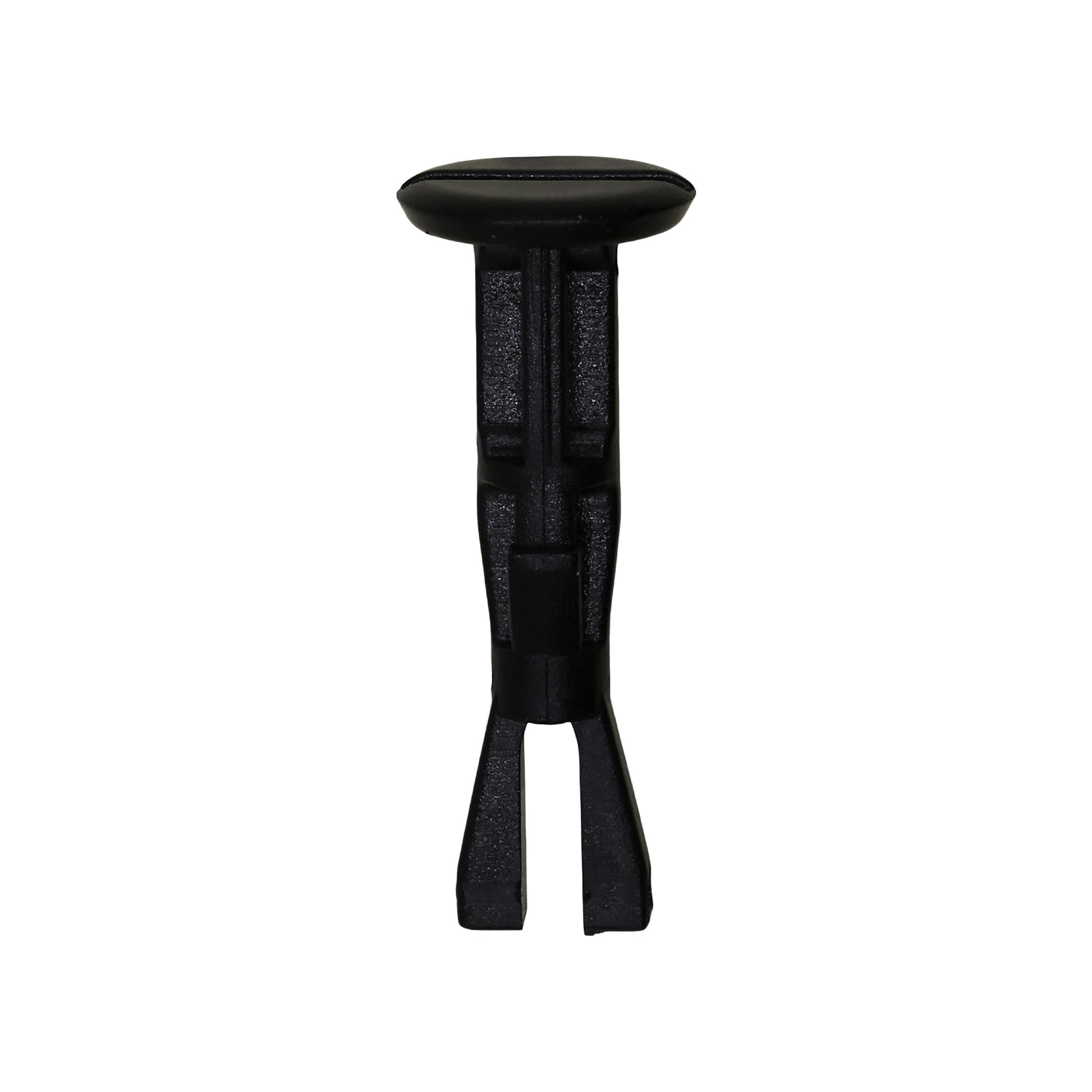 15 pcs/pk- Bumper Cover Pin, Head Diameter 10mm, Rivet Length 24mm, Material Nylon, Color Black