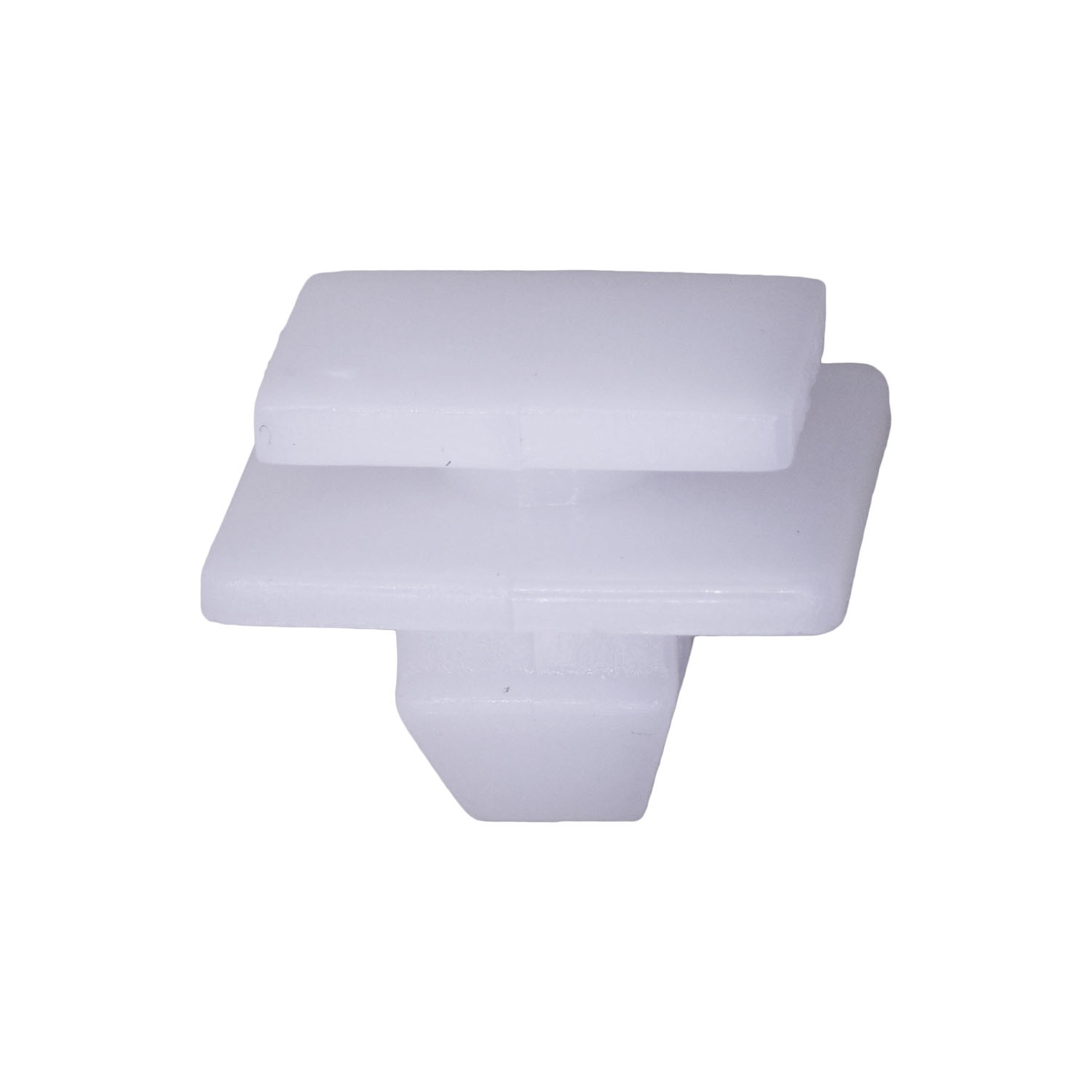 25 pcs/pk- Moulding Clip, Rivet Length 9mm, Material Nylon, Color White