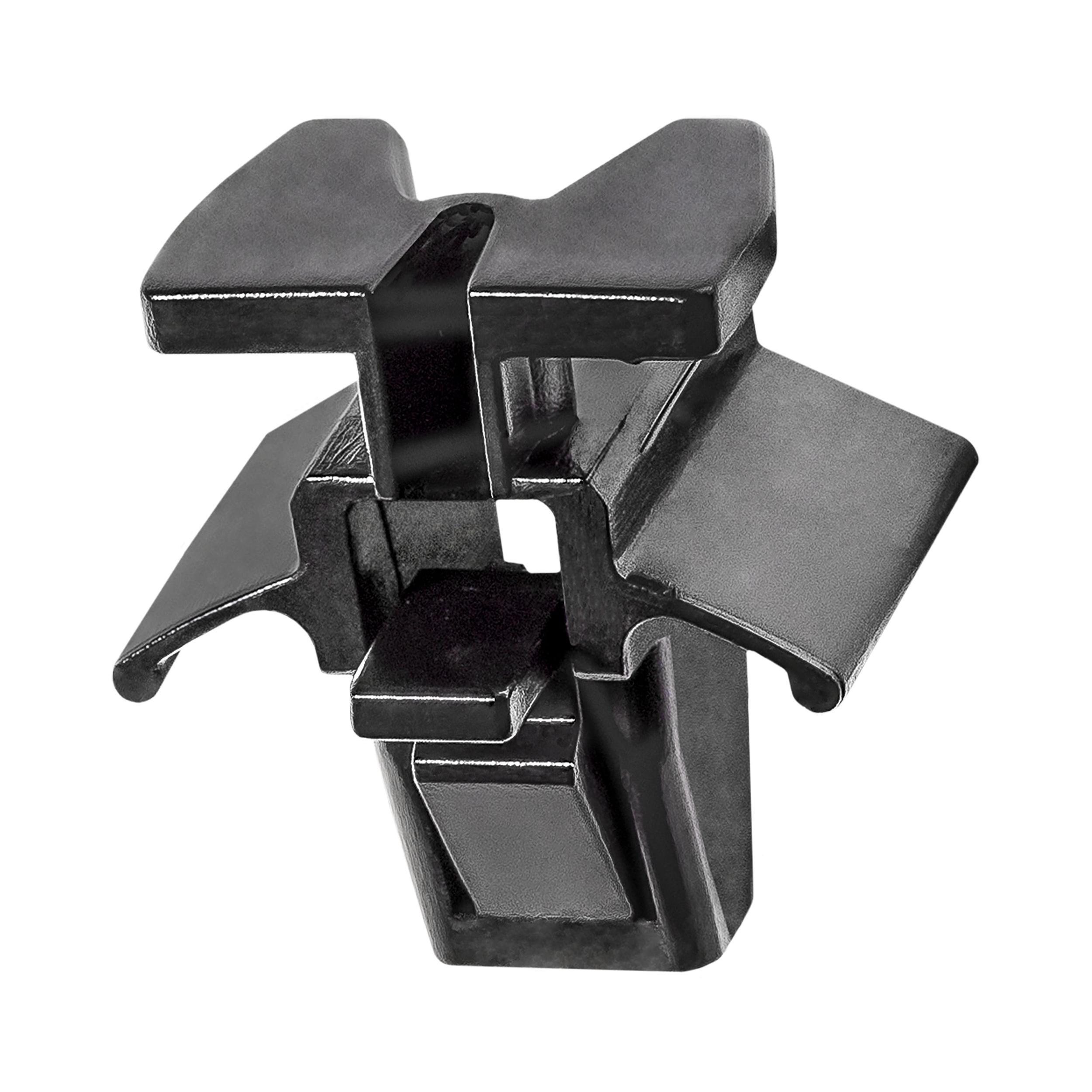 25 pcs/pk- Grill Clip, Rivet Length 11mm, Material Nylon, Color Black
