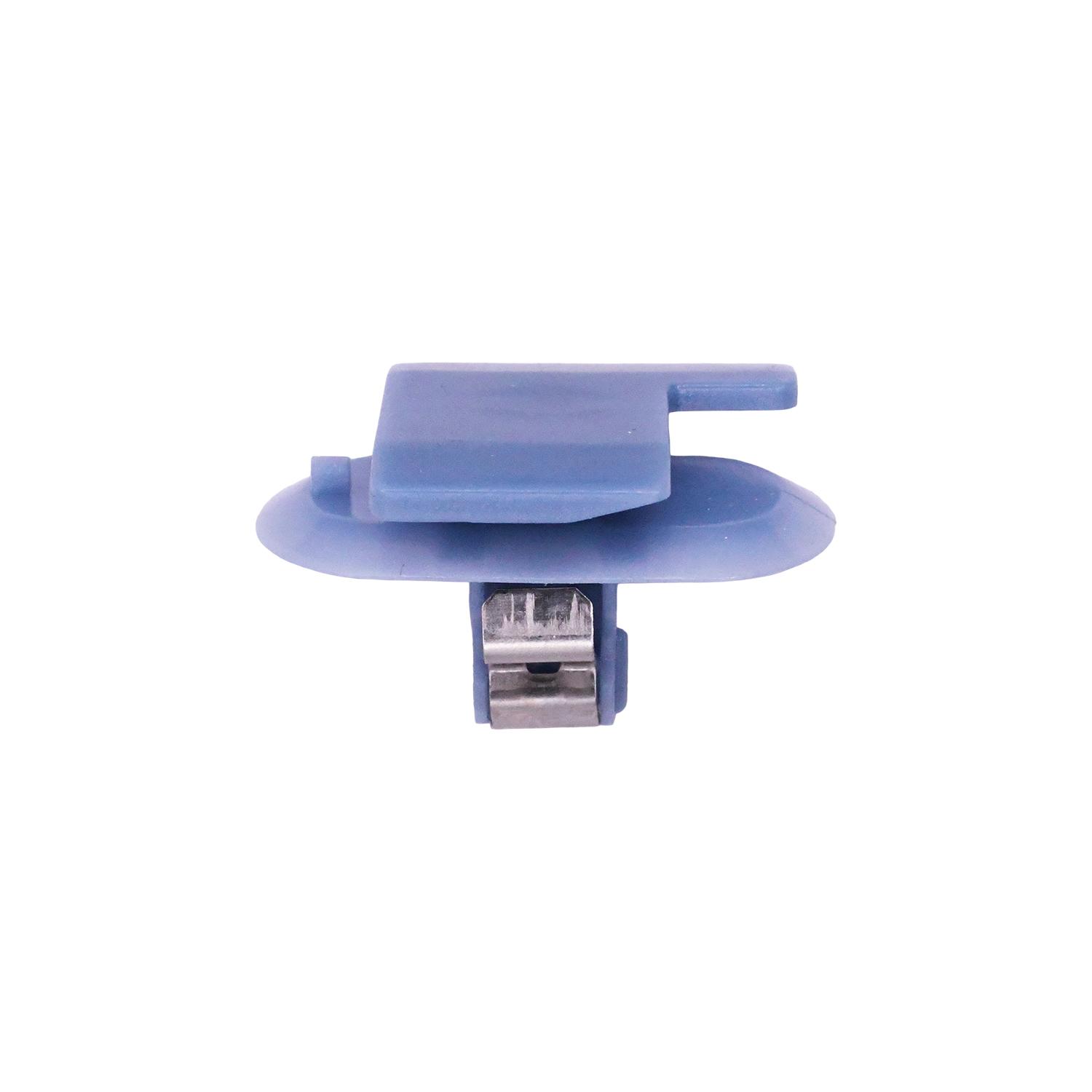 15 pcs/pk- Moulding Clip with Metal Reinforcement, Rivet Length 11mm, Material Nylon, Color Blue, Type Molding Clip with Metal Reinforcement