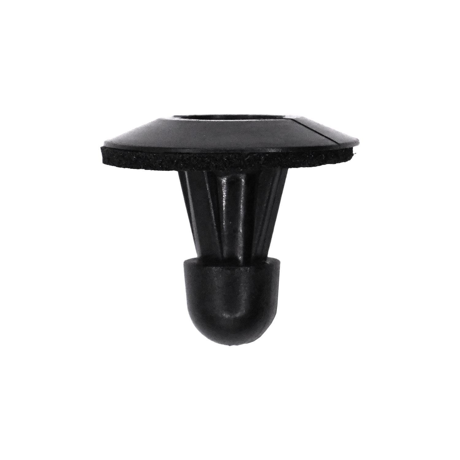 25 pcs/pk- Black Nylon Grommet with Sealer, Head Diameter 18mm, Rivet Length 14mm