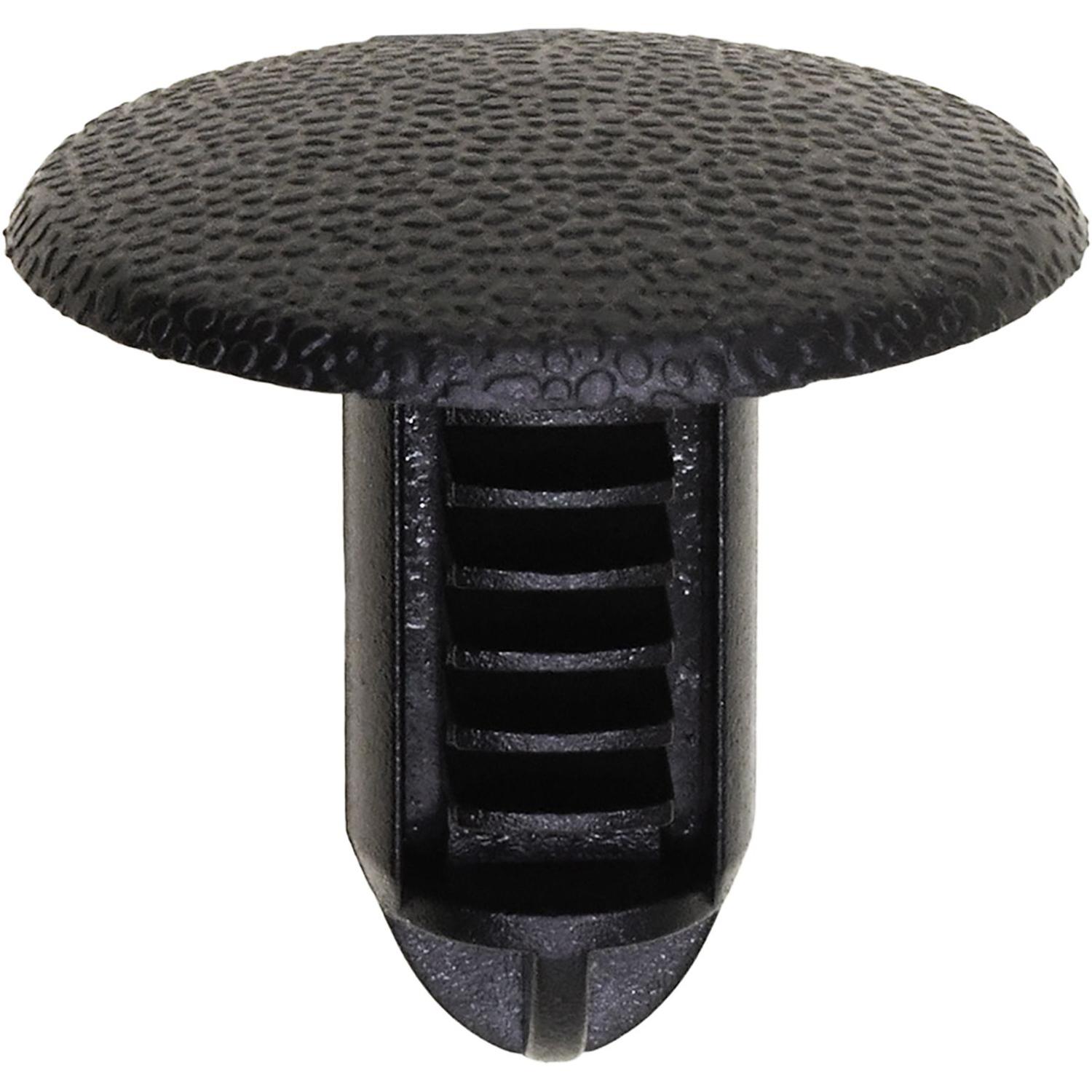 25 pcs/pk- / Black Nylon Retainer, 20 mm Head, Rivet Length 16mm
