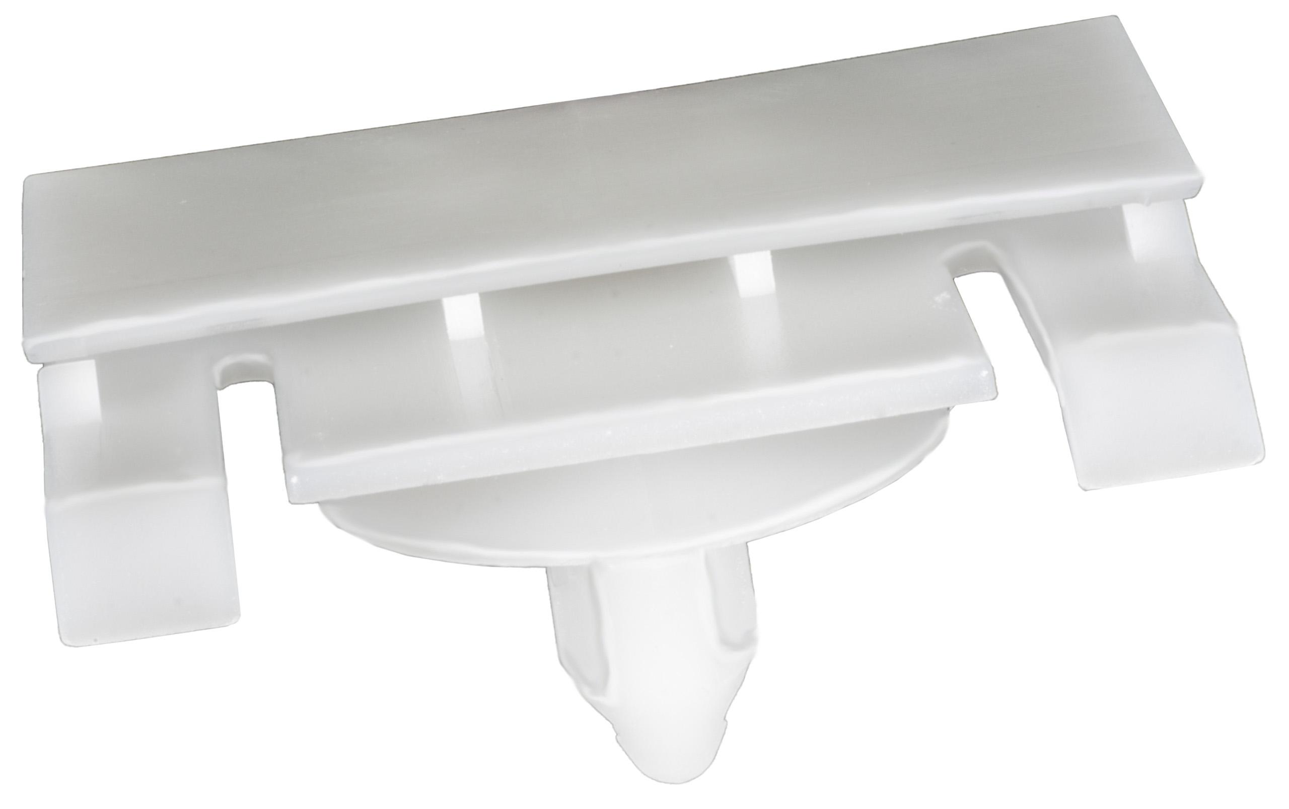25 pcs/pk- Moulding Clip, White Nylon