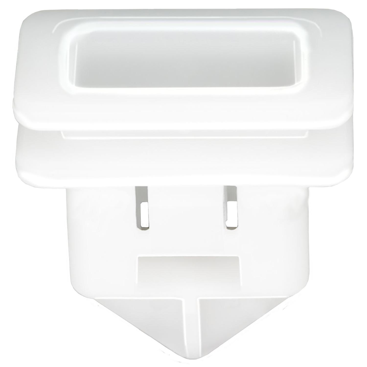 15 pcs/pk- 8mm Specialty Rocker Panel Moulding Clip, Rivet Length 18mm, Material Nylon, Color White, Type Molding Clip