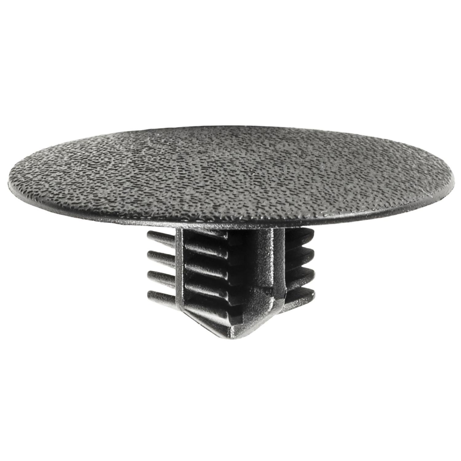 50 pcs/pk- 9mm Hood Insulation Retainer, Head Diameter 26mm, Rivet Length 10mm, Material Nylon, Color Black