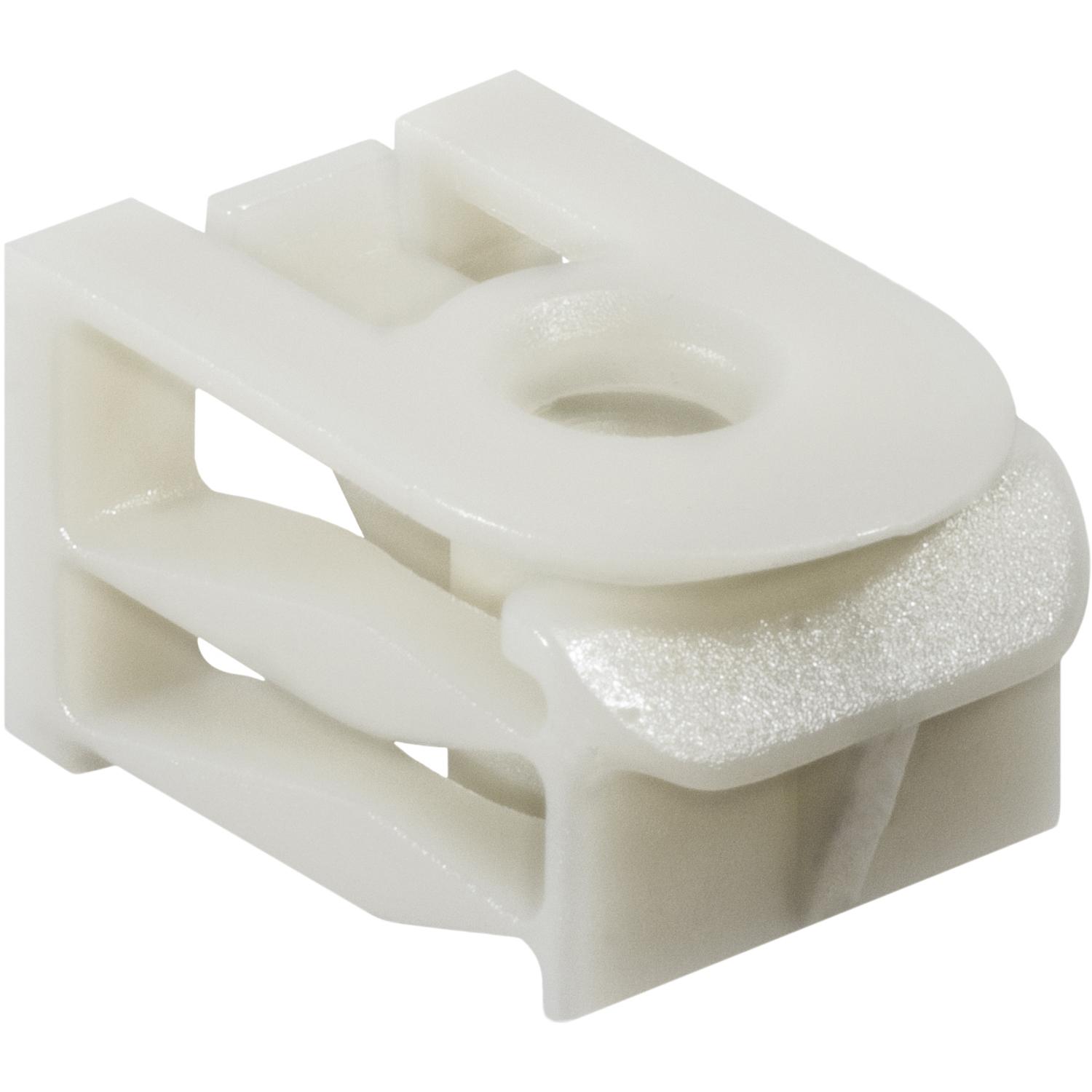25 pcs/pk- M4.2 (#8) Cooper Rocker and Fender Moulding U-Nut, Length 22mm, Width 15MM, Height 13.5mm, Panel Range 1.0mm, Material Nylon