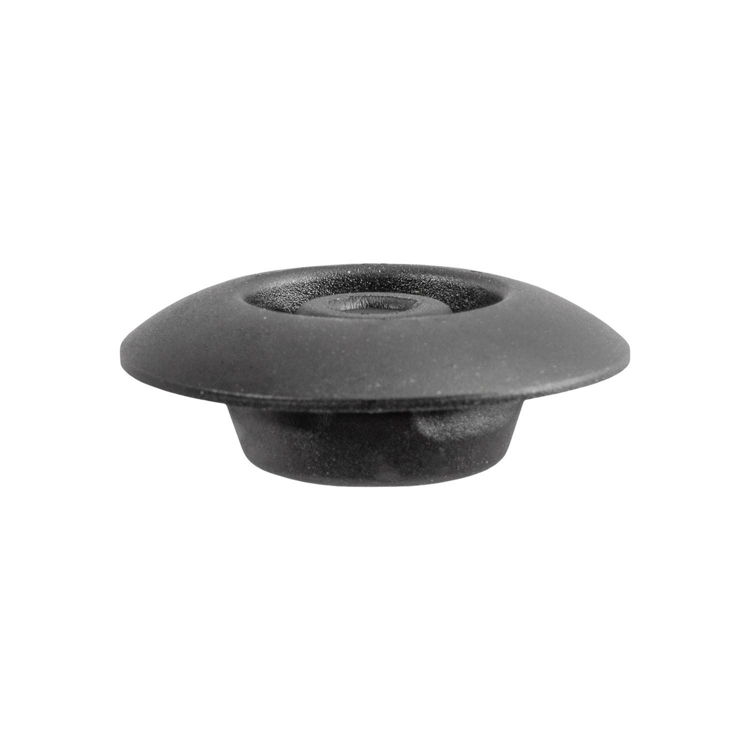 25 pcs/pk- 12.5mm Hole Plug, Head Diameter 22mm, Material Rubber