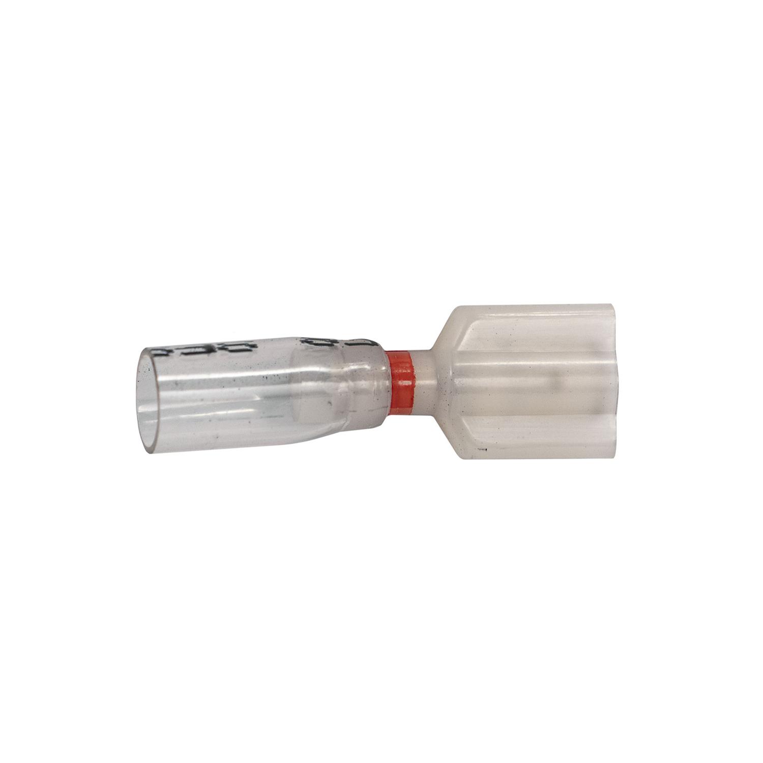 15 pcs/pk- Crystal Clear Seal Fully-Insulated Male - 22-18 Awg250