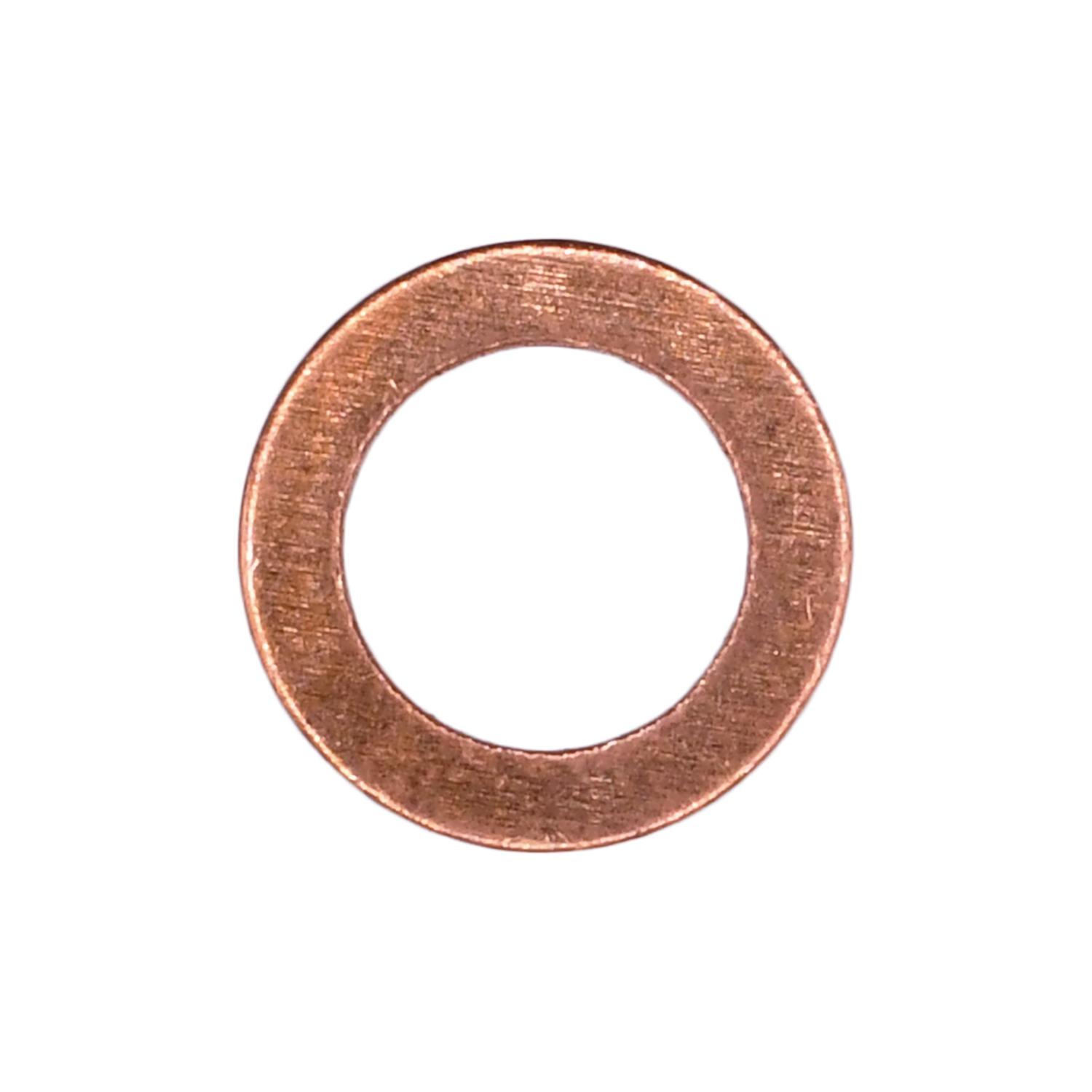 100 pcs/pk- Copper Sealing Washer 6mm I.D. 10mm O.D, Thickness 1.0mm