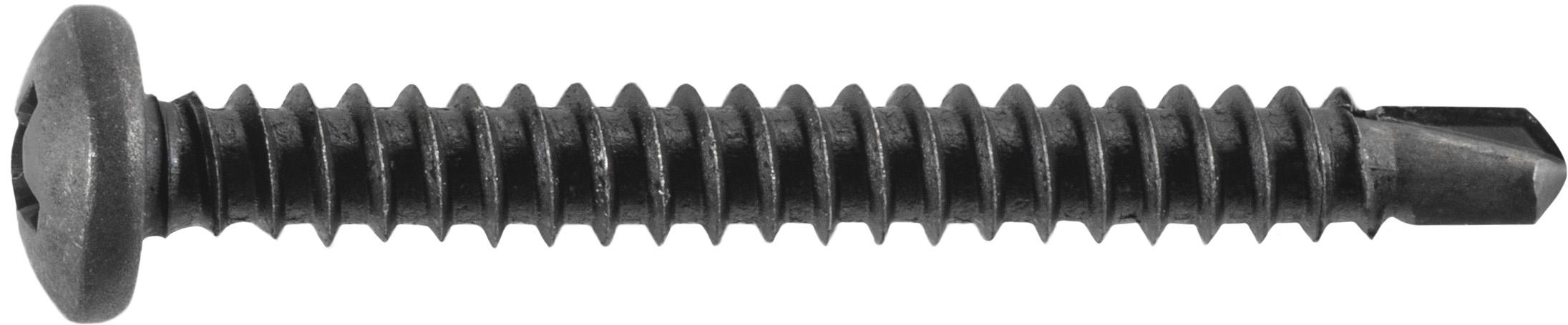 100 pcs/pk- Phillips Pan Head Tapping Screw with Tek Point #8 x 1-1/2