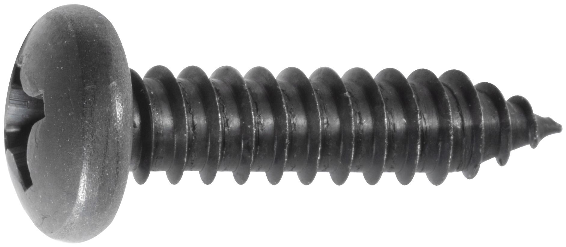 100 pcs/pk- #14 (M6.3) Phillips Pan Head Tapping Screw #14 x 1