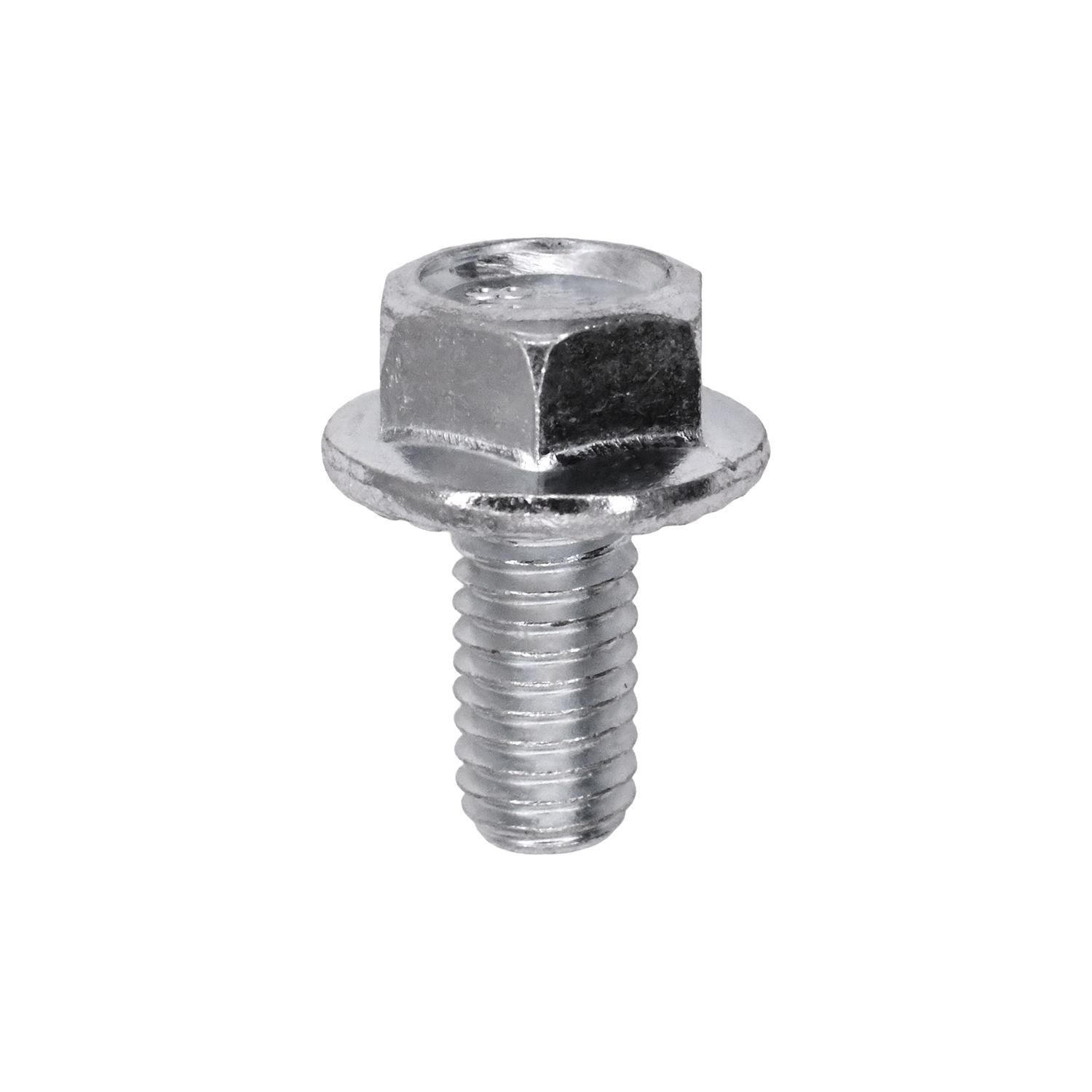 25 pcs/pk- M6-1.0 Drain Pan Bolt 6mm-1.00 x 12mm Grade 8 Flange Bolt, Finish Zinc