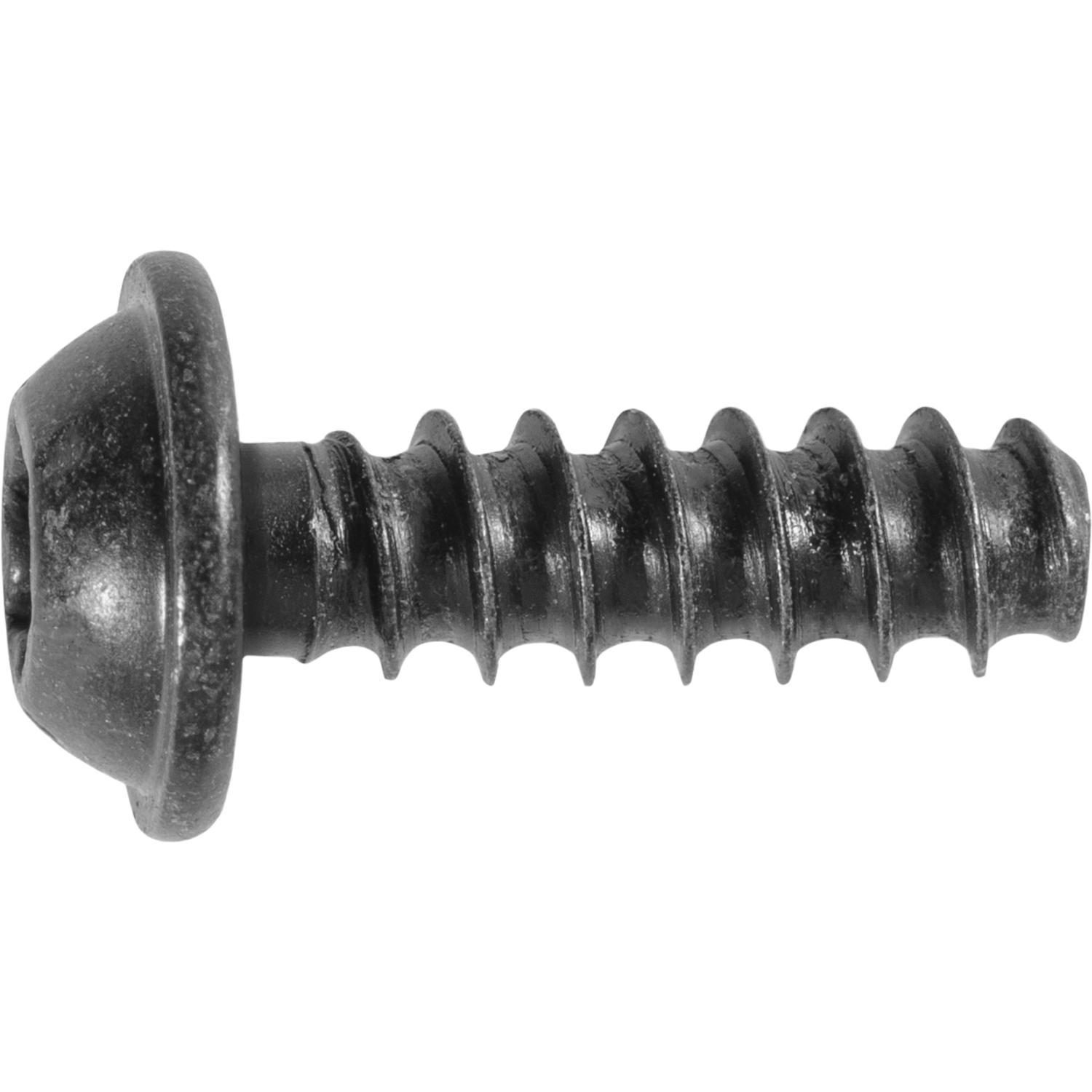 25 pcs/pk- M5-1.80 x 16mm Grille Thread Forming Screw, Drive Size T-25, Head Style Phillips Truss, Point Type B, Finish Black