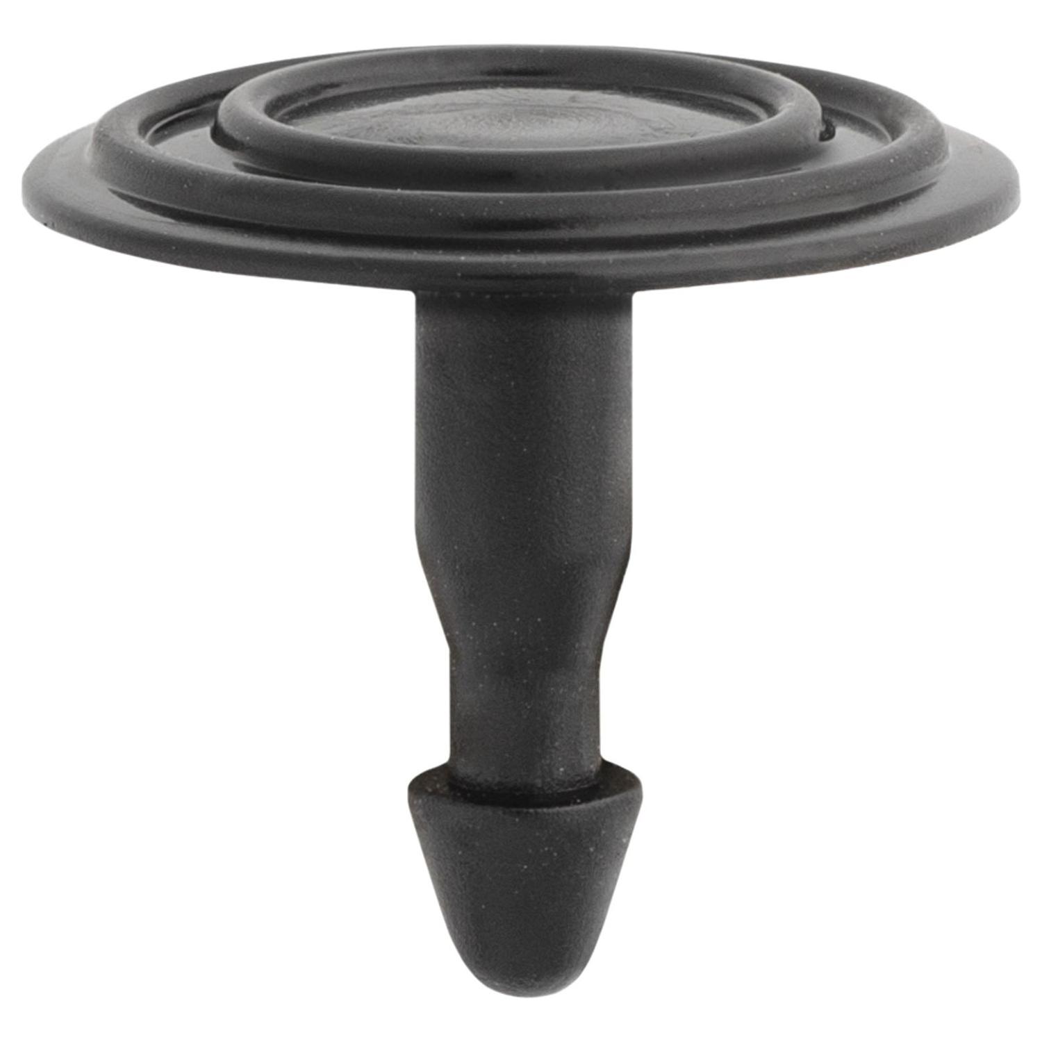 25 pcs/pk- Fender Liner Retainer, Overall Height 17mm, Rivet Length 15mm, Material Nylon, Color Black