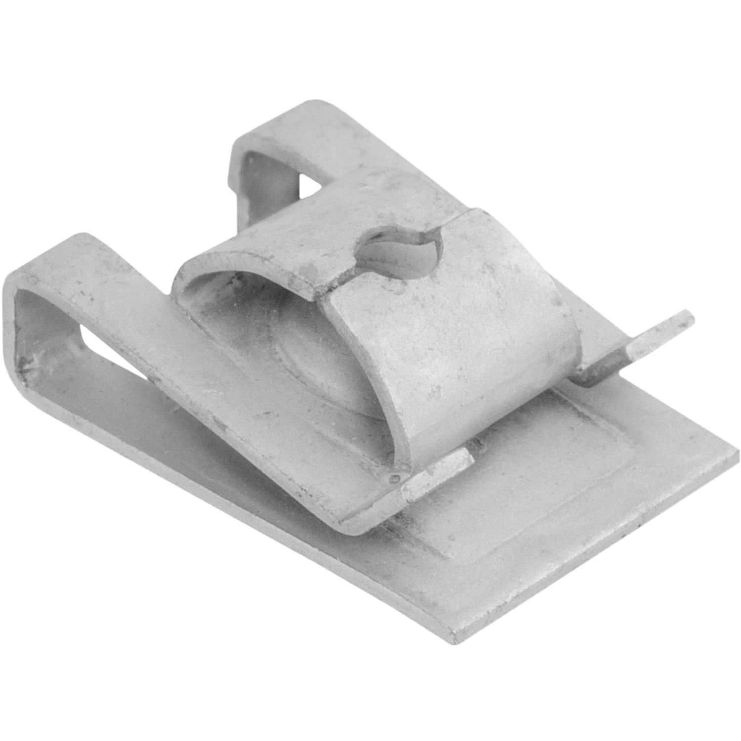 25 pcs/pk- M4.2-1.41 (#8) Bumper and Wheel Moulding U-Nut, Length 20mm, Width 14MM, Panel Range 0.5mm - 1.8mm, Material Organic Zinc, Finish Silver