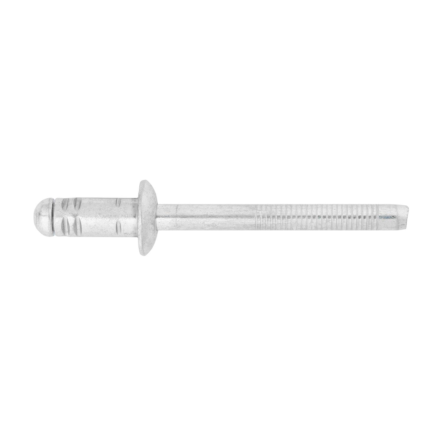 15 pcs/pk- Body Panel Blind Rivet 6.5mm Diameter, Grip Range 2.0mm - 4.5mm, Flange Diameter 13mm, Material Steel, Finish Zinc