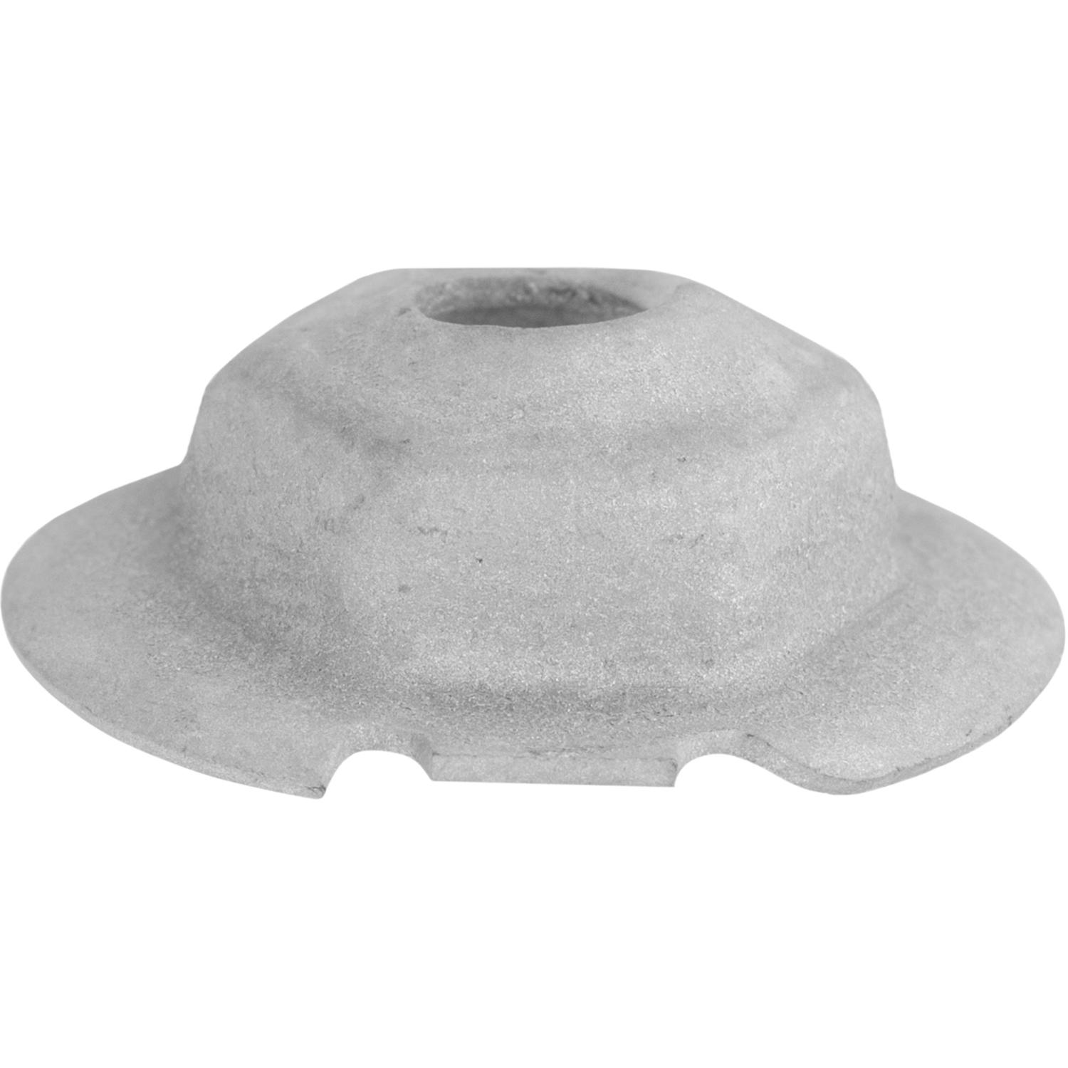 25 pcs/pk- M6.3-1.81 (#14) Bumper Hex Flange Nut, Height 7.5mm, Finish Zinc