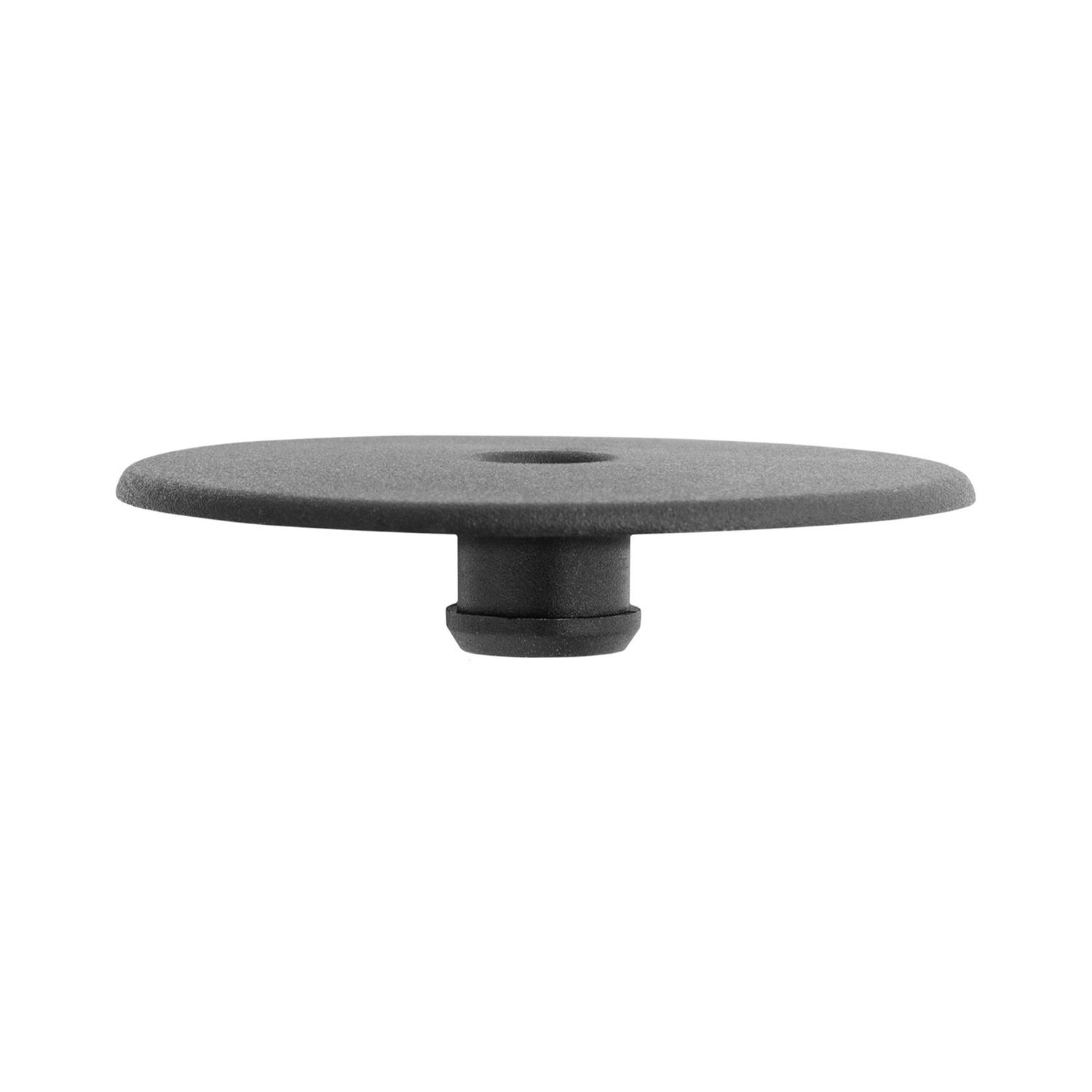 25 pcs/pk- Floor Mat Retainer, Head Diameter 40.5mm, Rivet Length 7.2mm, Material Nylon, Color Black