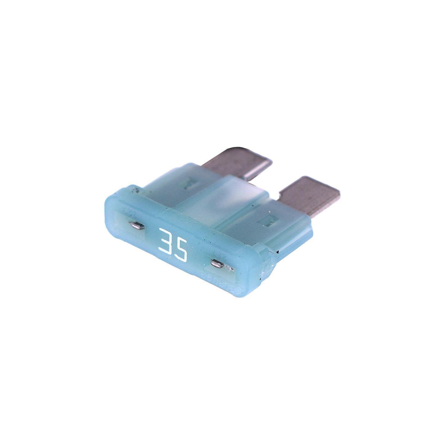 5 pcs/pk- ATC Fuse 35 Amp Blue Green