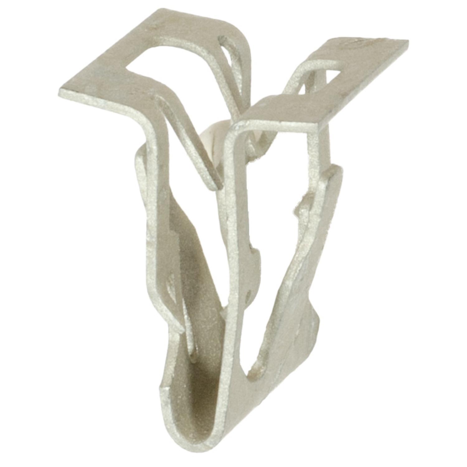 50 pcs/pk- 18.3mm Interior Trip Panel Fastener, Width 12mm, Material Steel, Finish Silver Magni-565, Color Silver