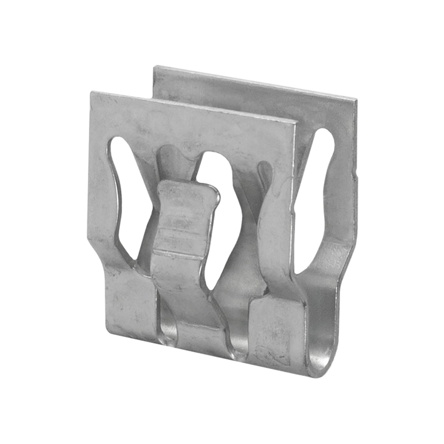 50 pcs/pk- 11.3mm Door Interior Trim Panel Retainer, Width 10MM, Material Steel, Finish Zinc, Color Silver