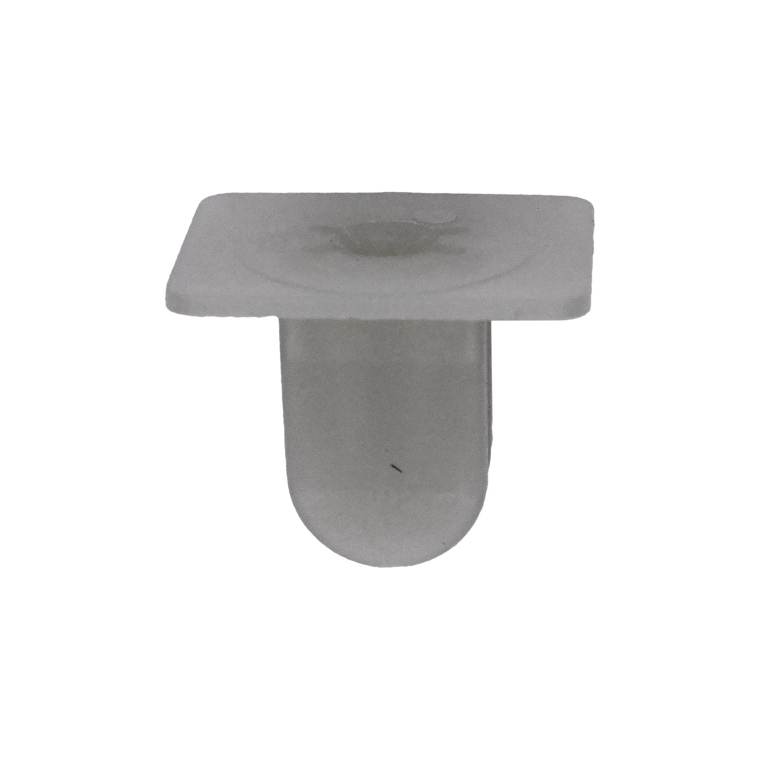 25 pcs/pk- M4.2 Fender Liner Screw Grommet, Overall Height 15mm, Rivet Length 14mm, Material Nylon, Color Natural