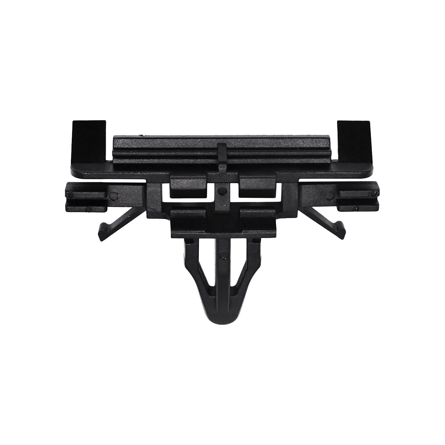 15 pcs/pk- 41mm Windshield Side Moulding Clip, Width 11MM, Rivet Length 14.5mm, Fits Hole Size 8mm, Material Nylon, Color Black