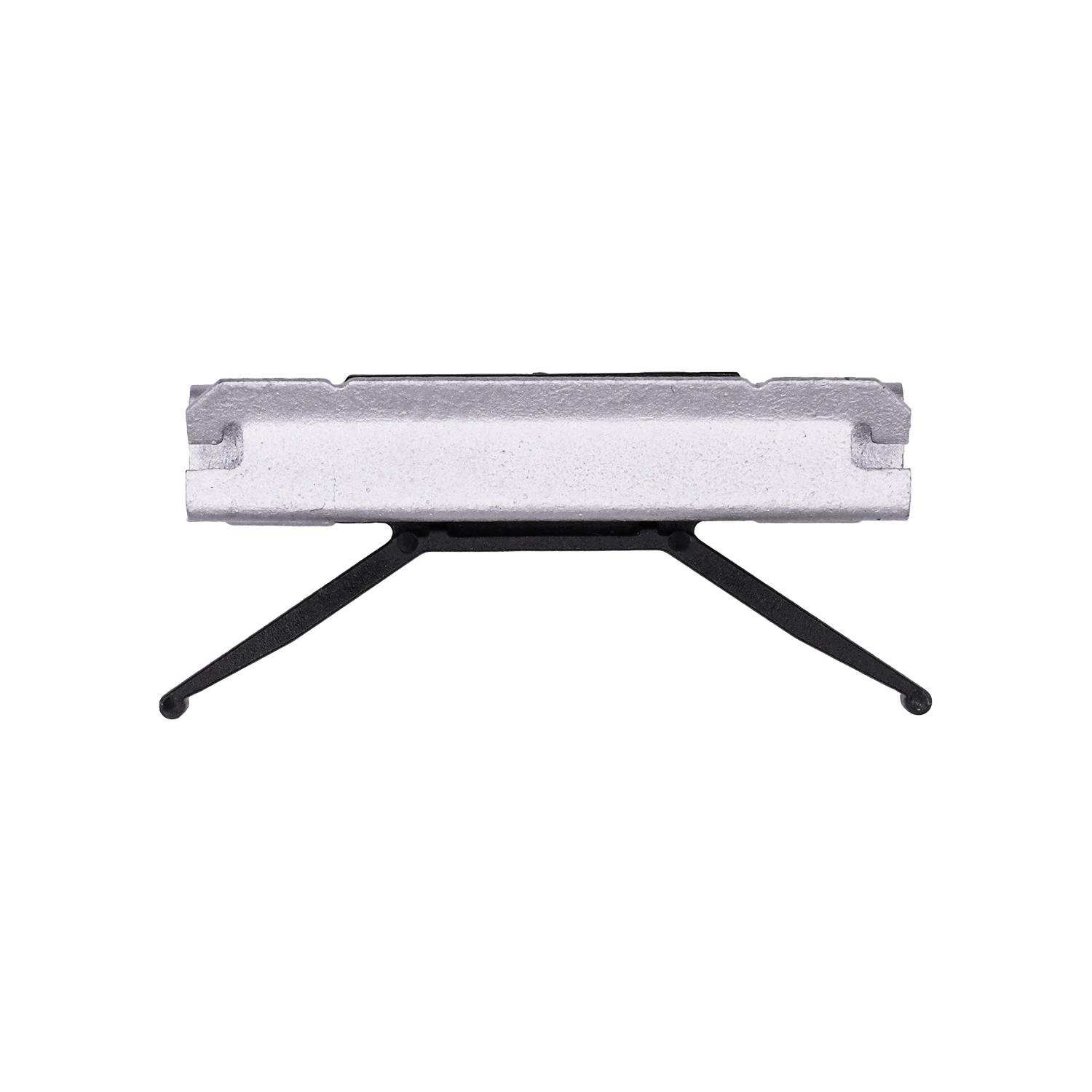 10 pcs/pk- 41mm Roof Moulding Clip, Width 9MM, Material Metal & Nylon, Finish Zinc, Color Black