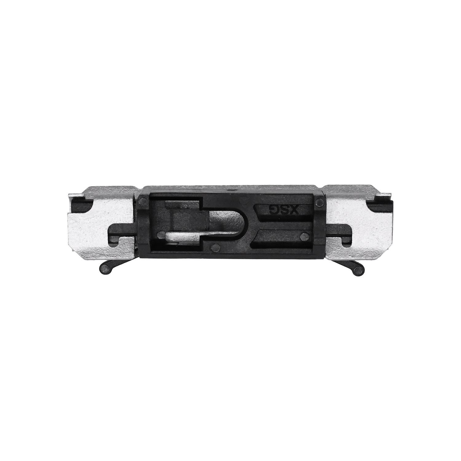 10 pcs/pk- 40mm Drip Moulding Clip, Width 8.5mm, Thickness 7mm, Material Metal & Nylon, Finish Zinc, Color Black