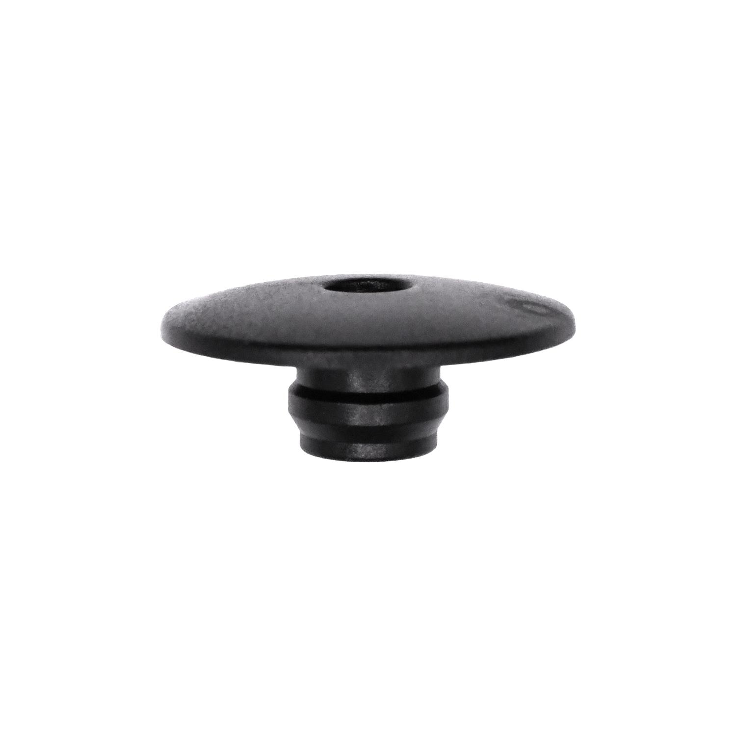 25 pcs/pk- 8mm Snap Fastener, Rivet Length 6mm, Material Nylon, Color Black