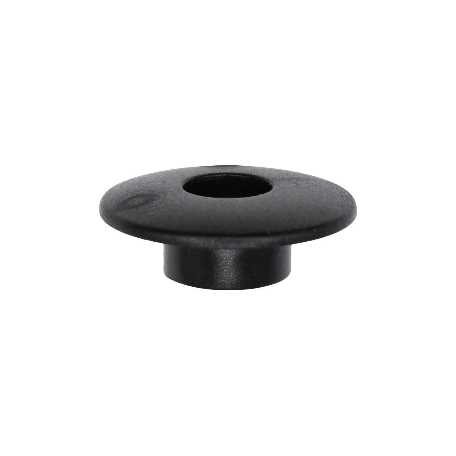 25 pcs/pk- 10mm Snap Fastener, Rivet Length 5mm, Material Nylon, Color Black