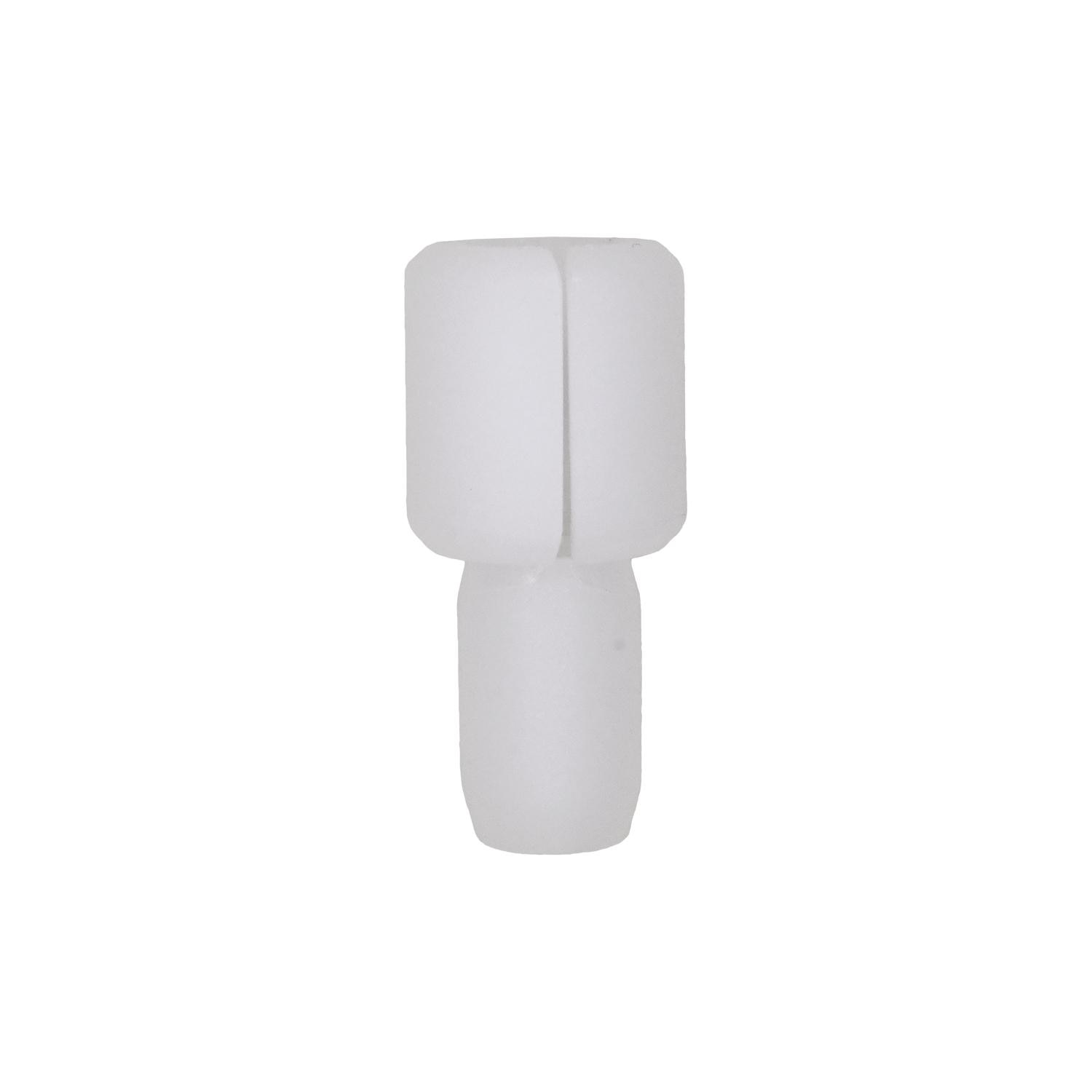 25 pcs/pk- 8.5mm Movable Glass Nylon Pin, Overall Length 28mm, Color White
