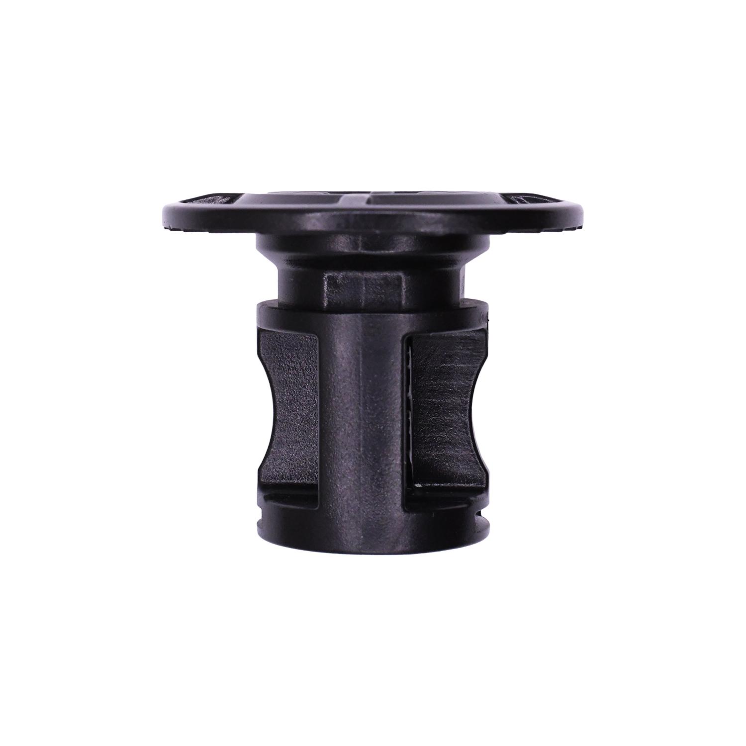 15 pcs/pk- Undercover Grommet, Overall Length 25mm, Head Diameter 30mm, Rivet Length 23mm, Fits Hole Size 17mm, Material Nylon, Color Black