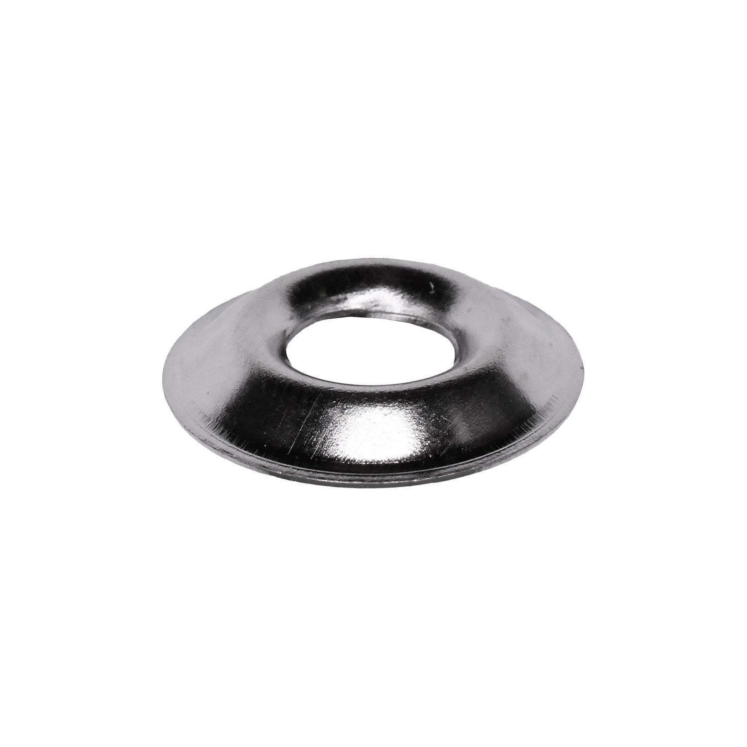 100 pcs/pk- #10 Flanged Countersunk Washer Nickel/Brass