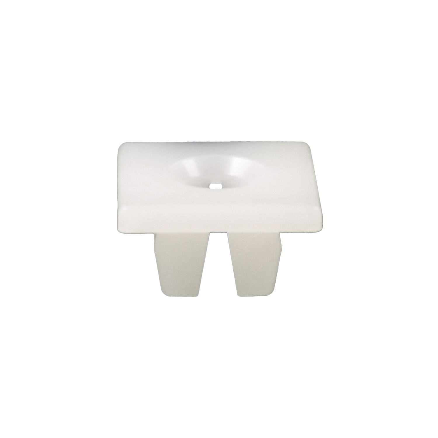 50 pcs/pk- License Plate Nut (Nylon) 1/4
