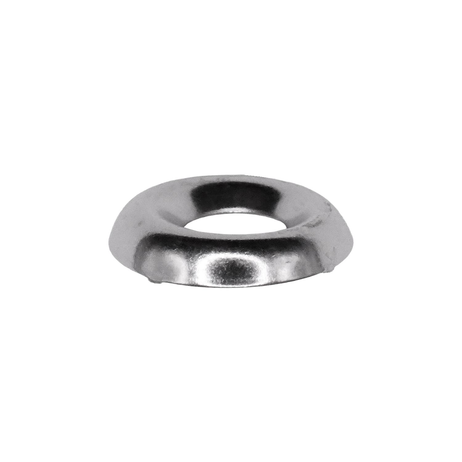 100 pcs/pk- #10 Countersunk Washer Nickel On Brass