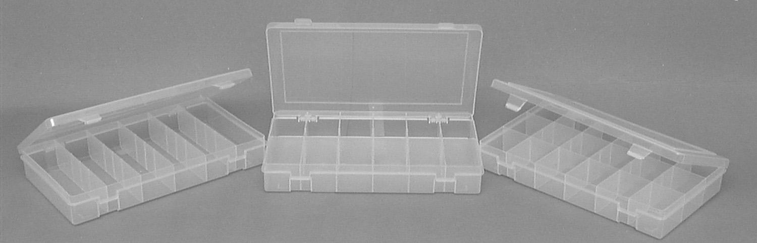 1 pcs/pk- 18 Compartment Quik Select Plastic Box