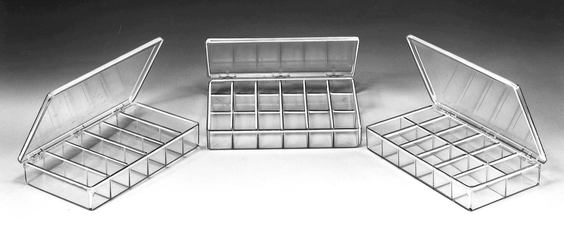 1 pcs/pk- 6 Compartment Quik Select Plastic Box