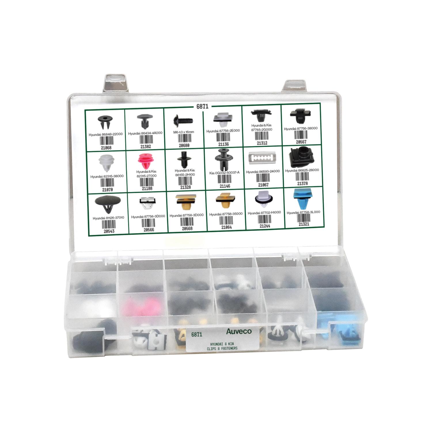 1 pcs/pk- Clips And Fasteners Assortment