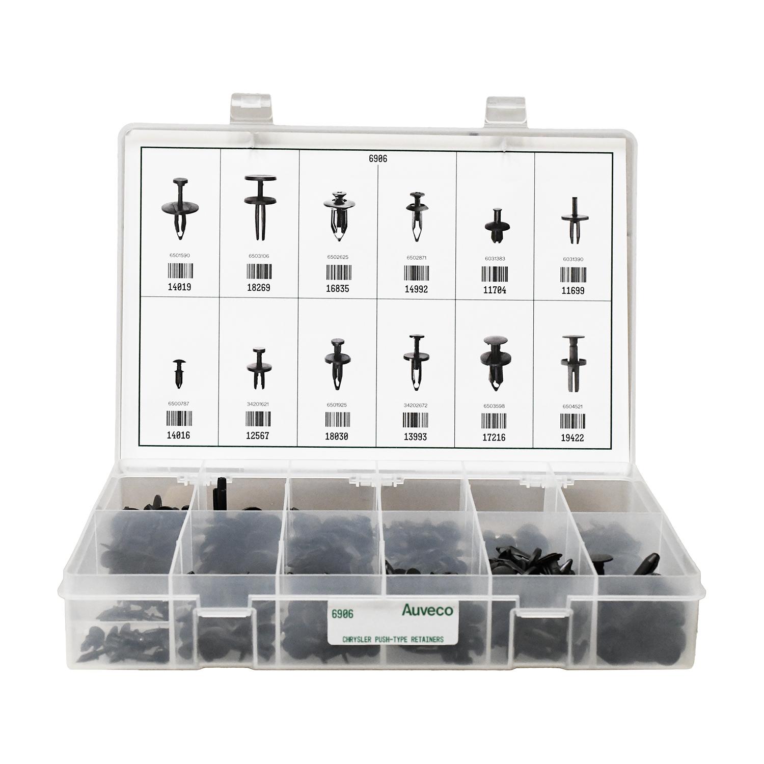 1 pcs/pk- Push-Type Retainers Quik-Select Ii Kit Assortment