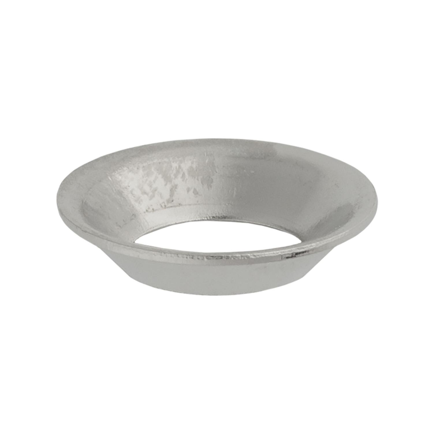 144 pcs/pk- #8 Flush Brass Finishing Washer Nickel